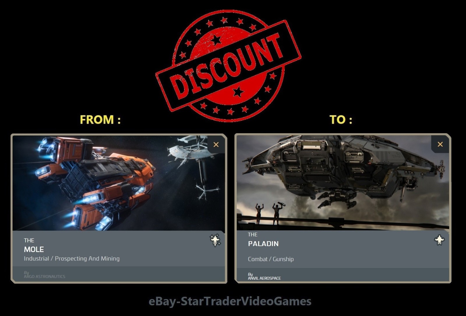 STAR CITIZEN – SHIP UPGRADE MOLE TO PALADIN