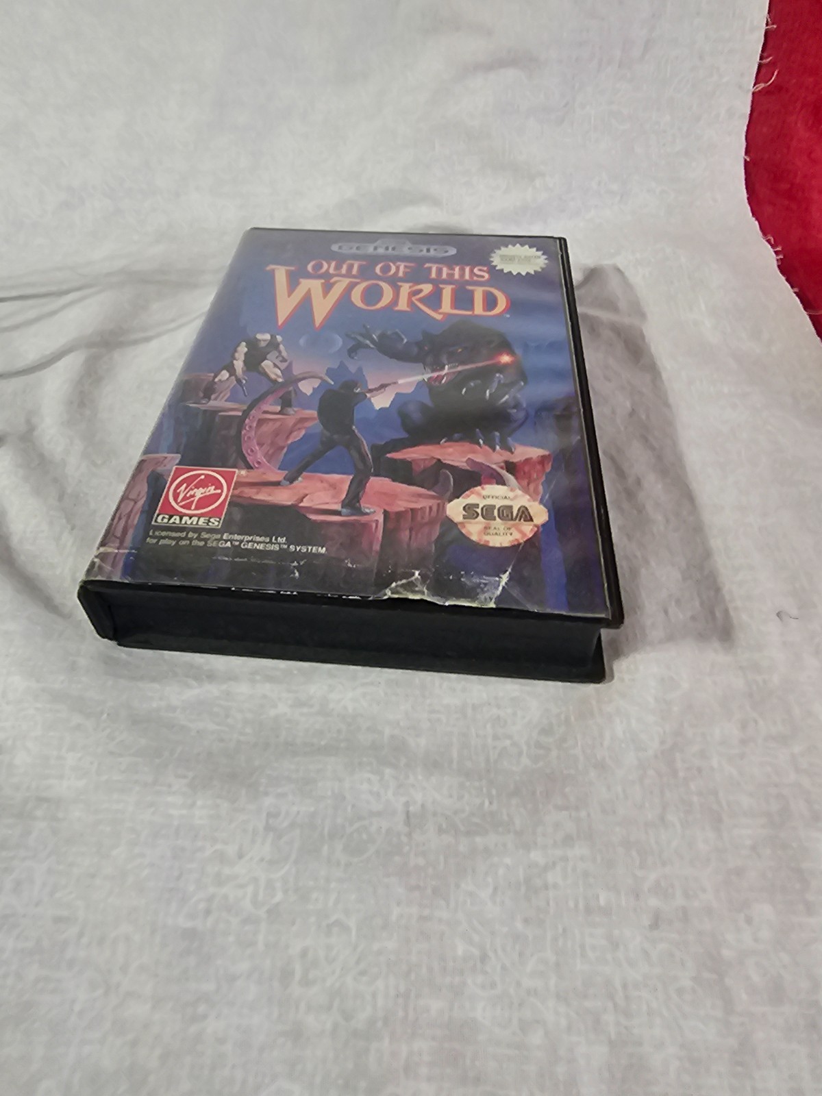Out of This World (Sega Genesis, 1994) Cartridge T-70106 1 Year Guarantee Tested