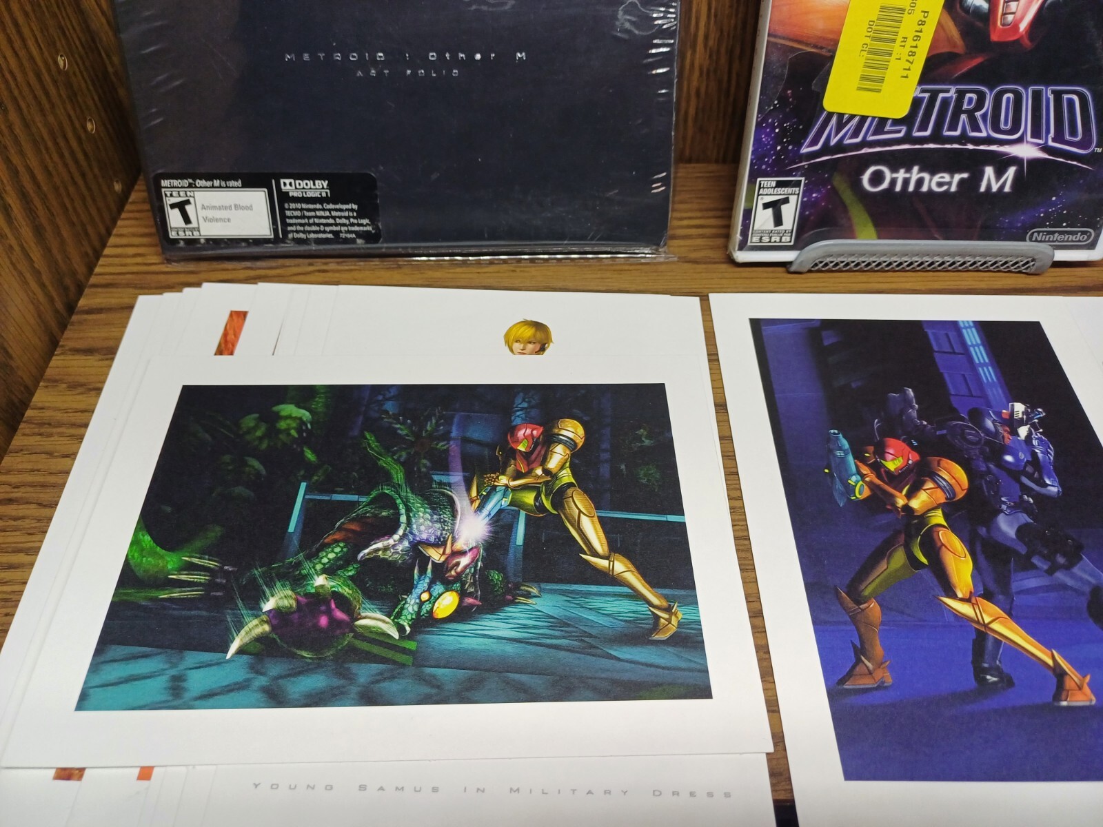 Metroid: Other M (Nintendo Wii, 2010) Bundle Set Guide, 2x Art Folio Brand New