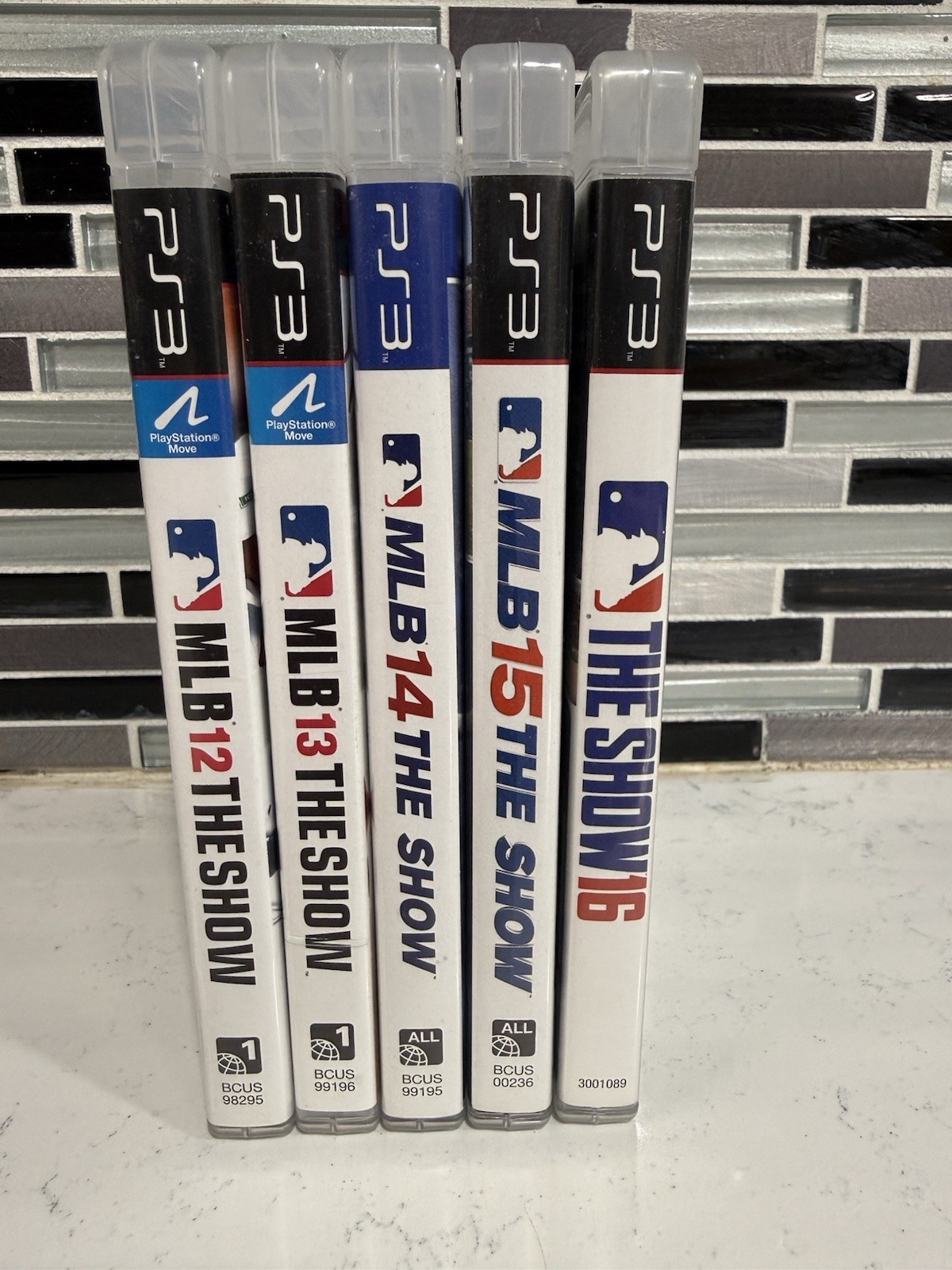PS3 MLB The Show 12 13 14 15 16 PlayStation 3 Baseball Game Lot – Tested