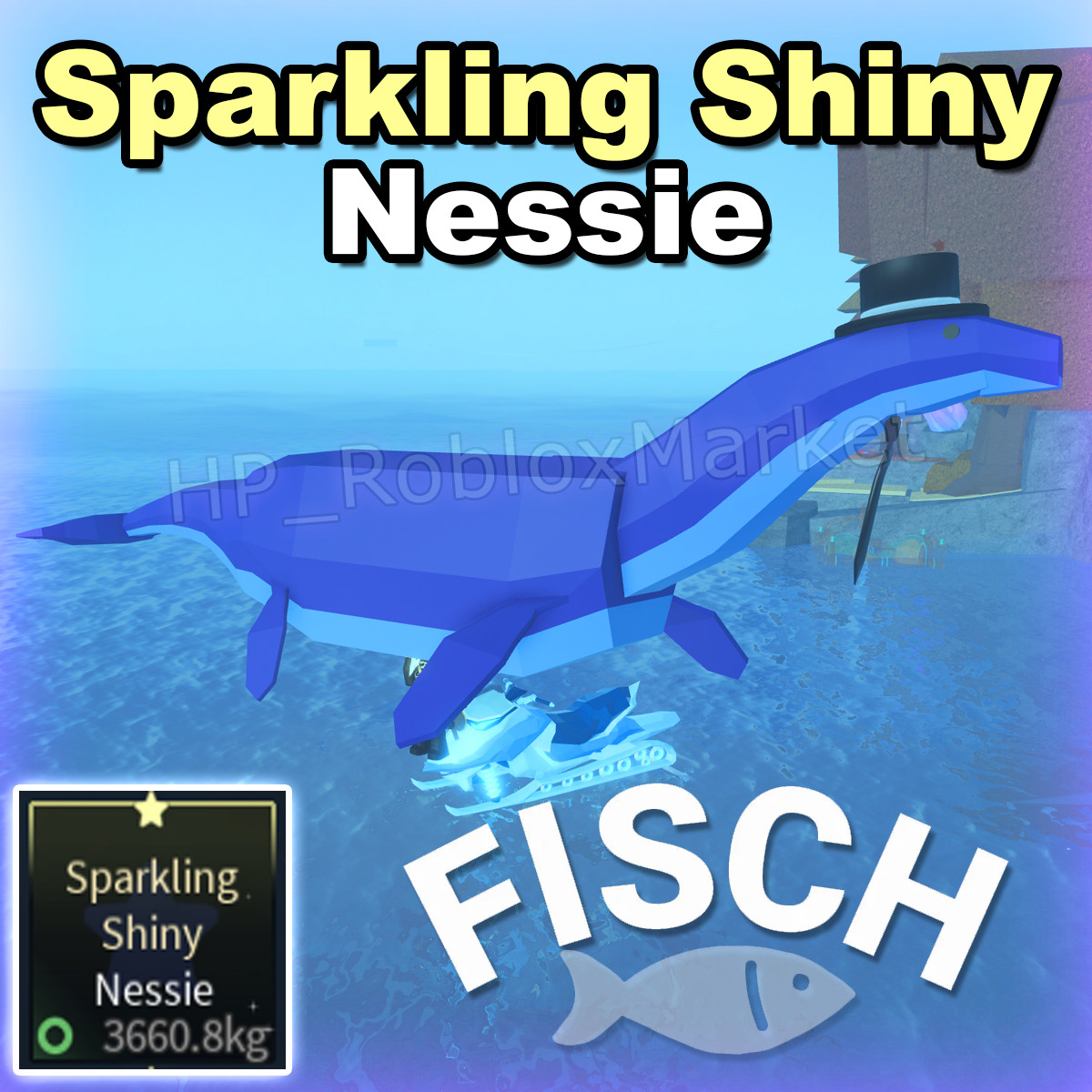 🐟 ROBLOX FISCH | Sparkling Shiny Nessie ⚡FASTEST DELIVERY⚡ fish/cs/relic/rare