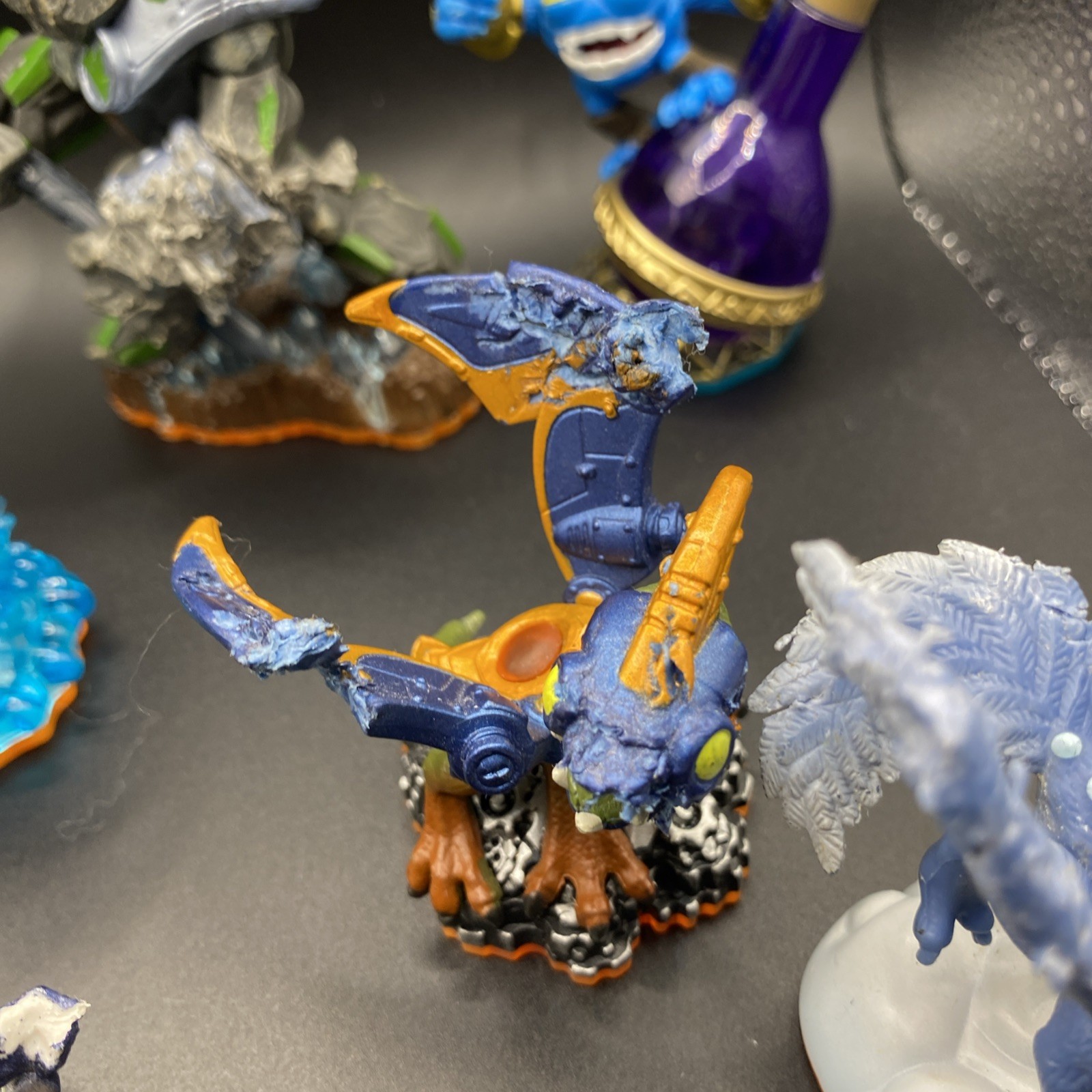 Skylander Giants Figures Granite Crusher,Bash,Slobber Tooth *read Notes Lot Of 8