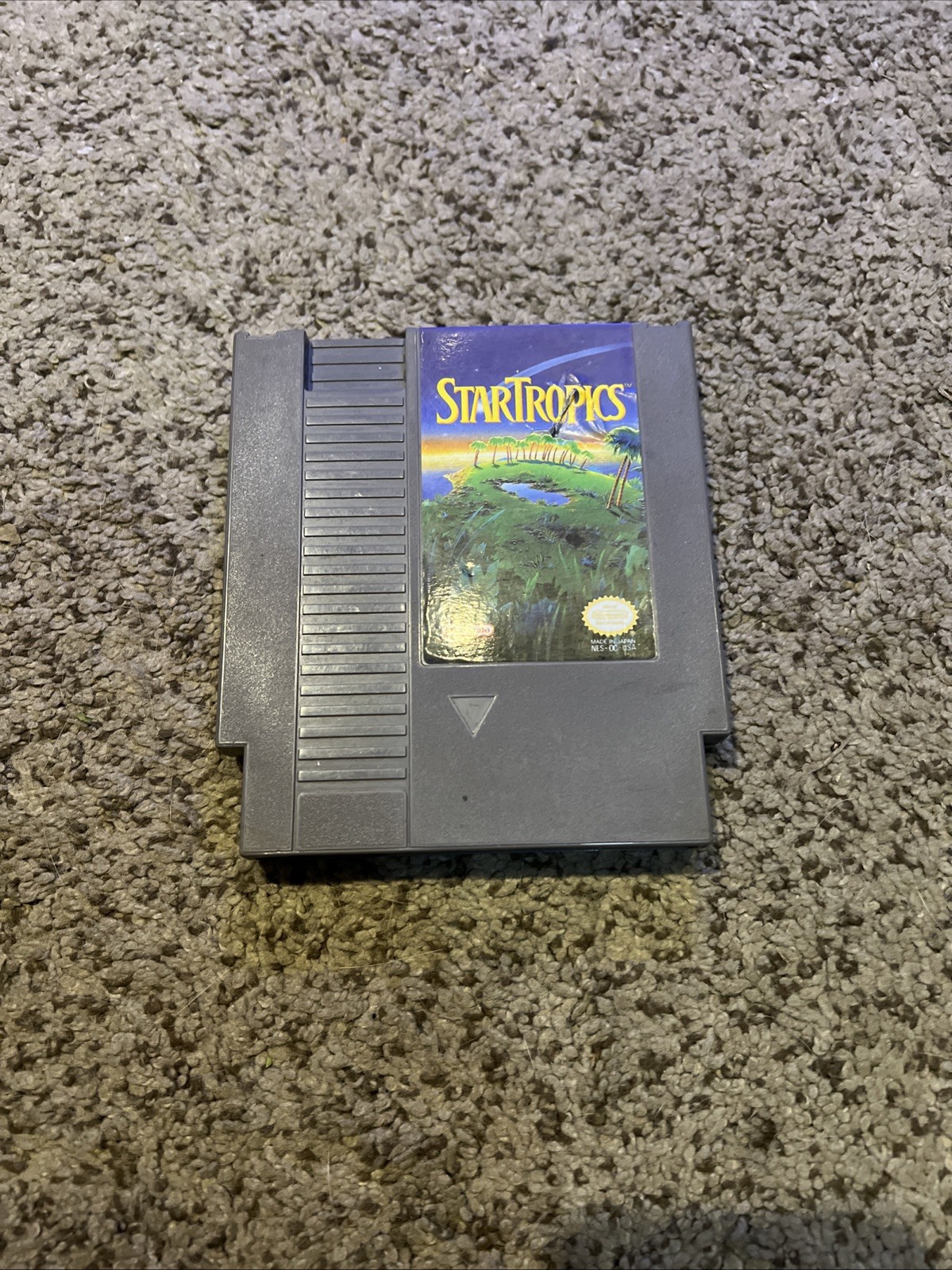 NES StarTropics Nintendo Entertainment System Video Game Cartridge 1985