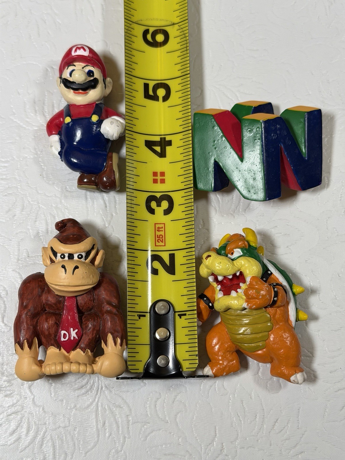 VTG 1997 Official Nintendo 64 3D Magnets Complete Set Mario N64 DK Bowser “READ”