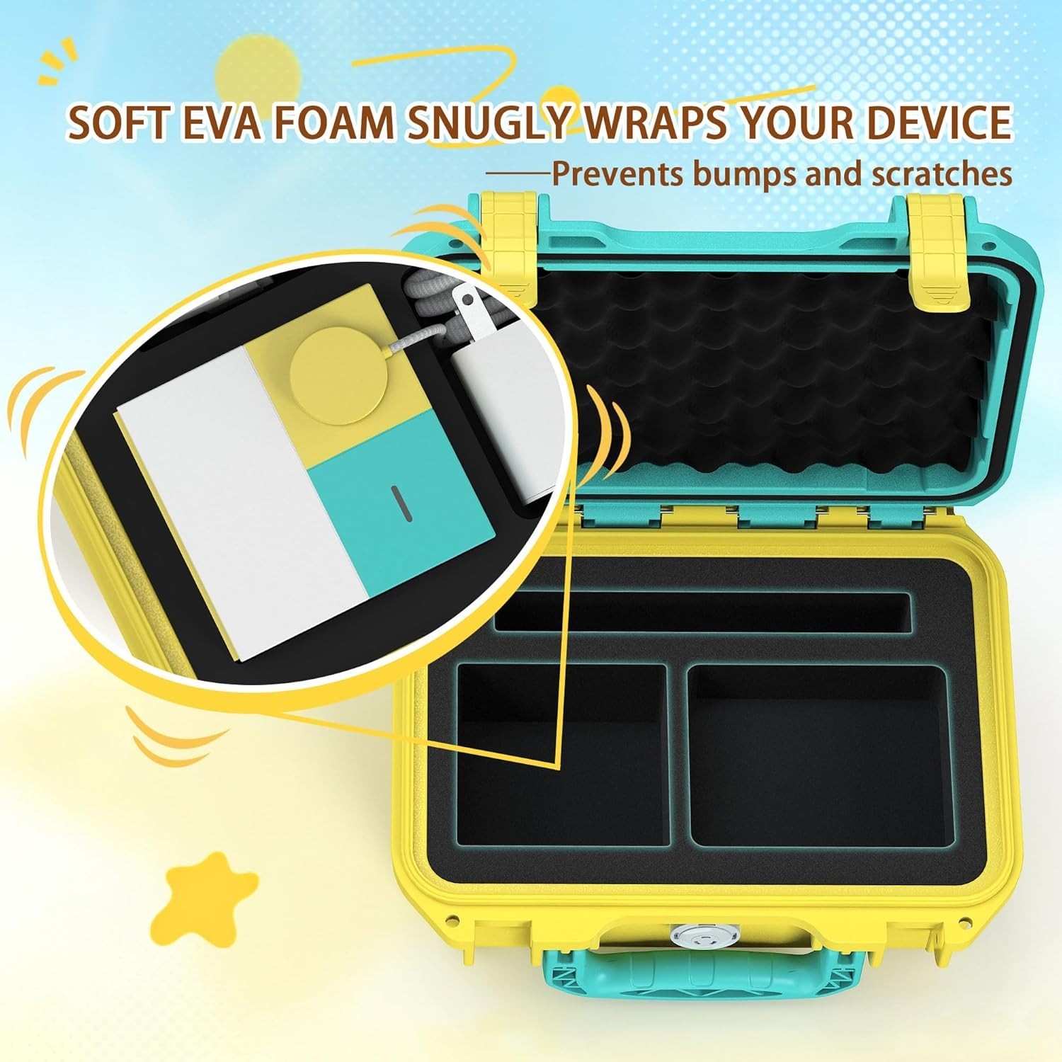 Hard Shell Carrying Case for NEX Playground Game System Storage Case Waterproof