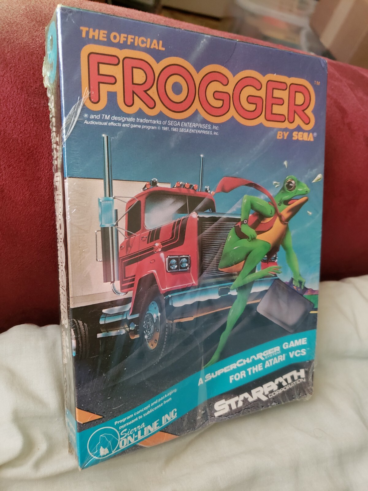 STARPATH Sealed Frogger Atari VCS 2600 never opened CIB amazing Supercharger