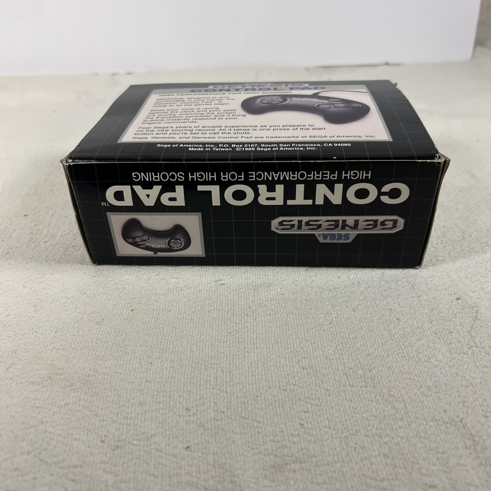 OEM Official Sega Genesis Control Pad 3 Button Controller 1650 With Box Tested