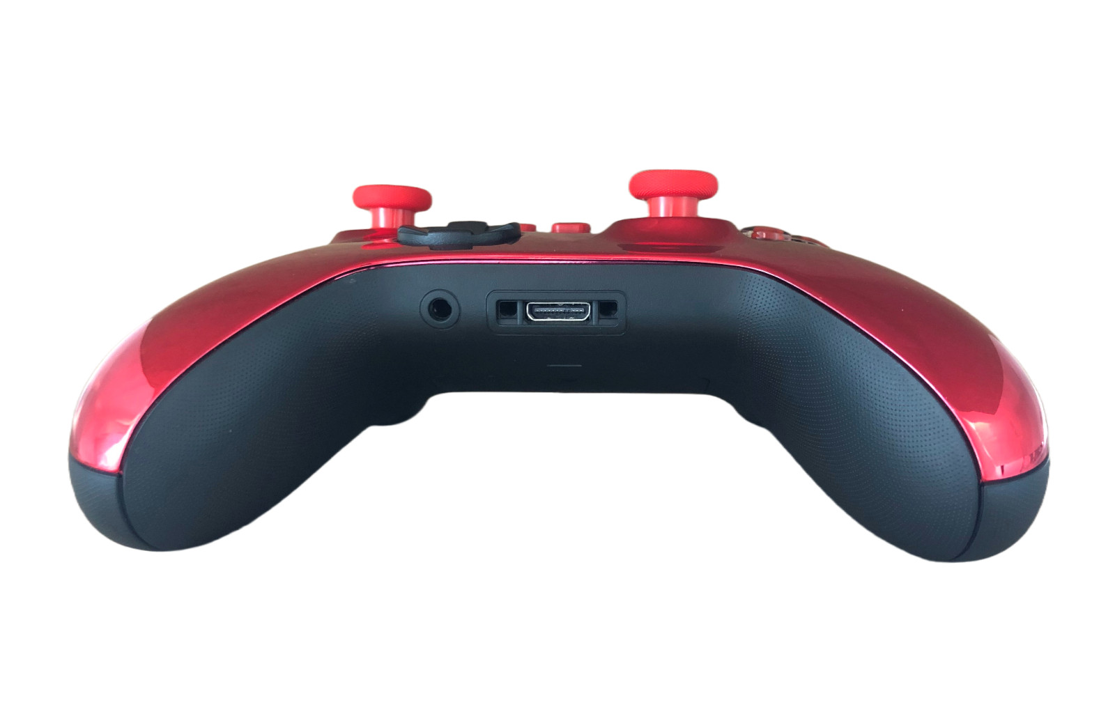 Custom Microsoft Xbox Series X Controller – Glossy Chrome Red