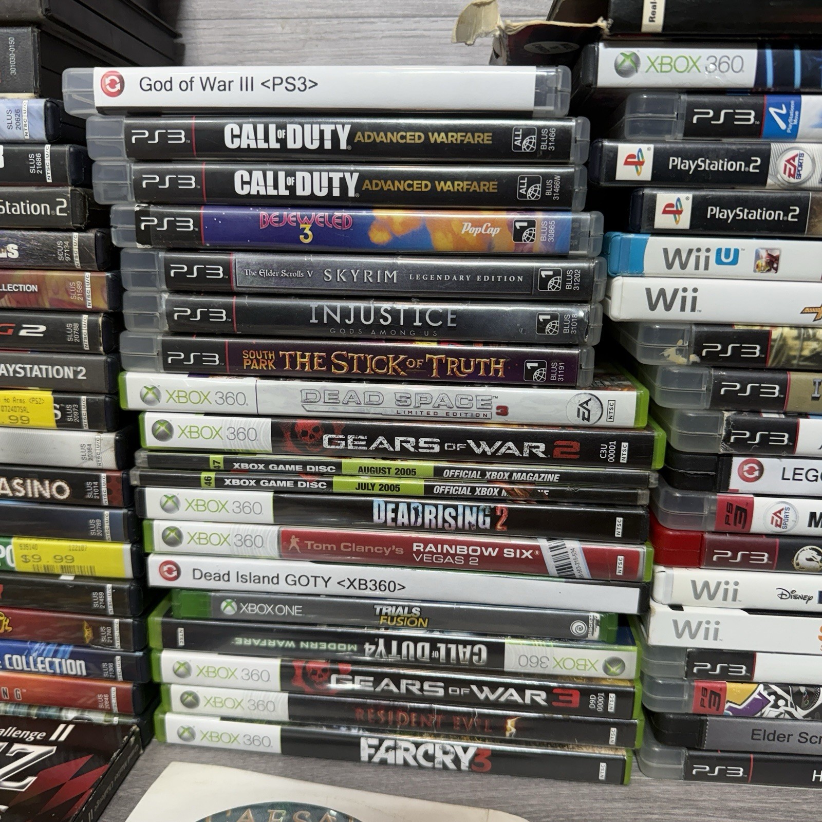125+ Video Game Bulk Lot – Untested/As-Is – PS2, PS3, Xbox 360, Wii, Sega, 3DS