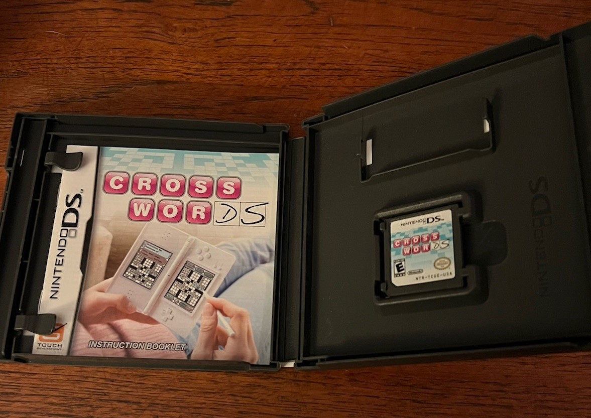 Crosswords DS Nintendo DS Game – Manual Case and Cartridge Complete
