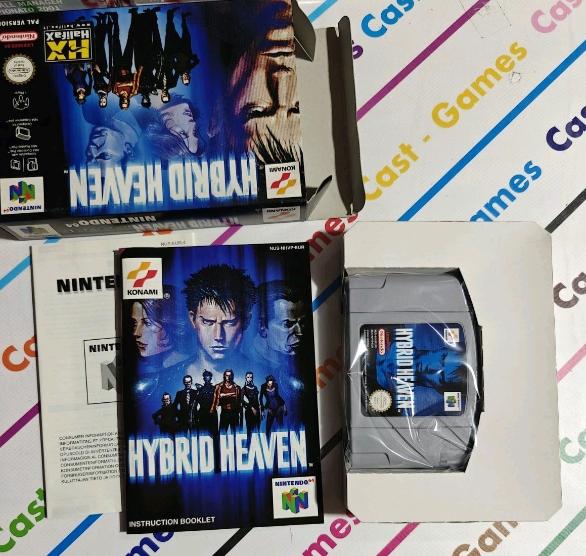 HYBRID HEAVEN NINTENDO 64 PAL ITA VERSION NEW RARE N64