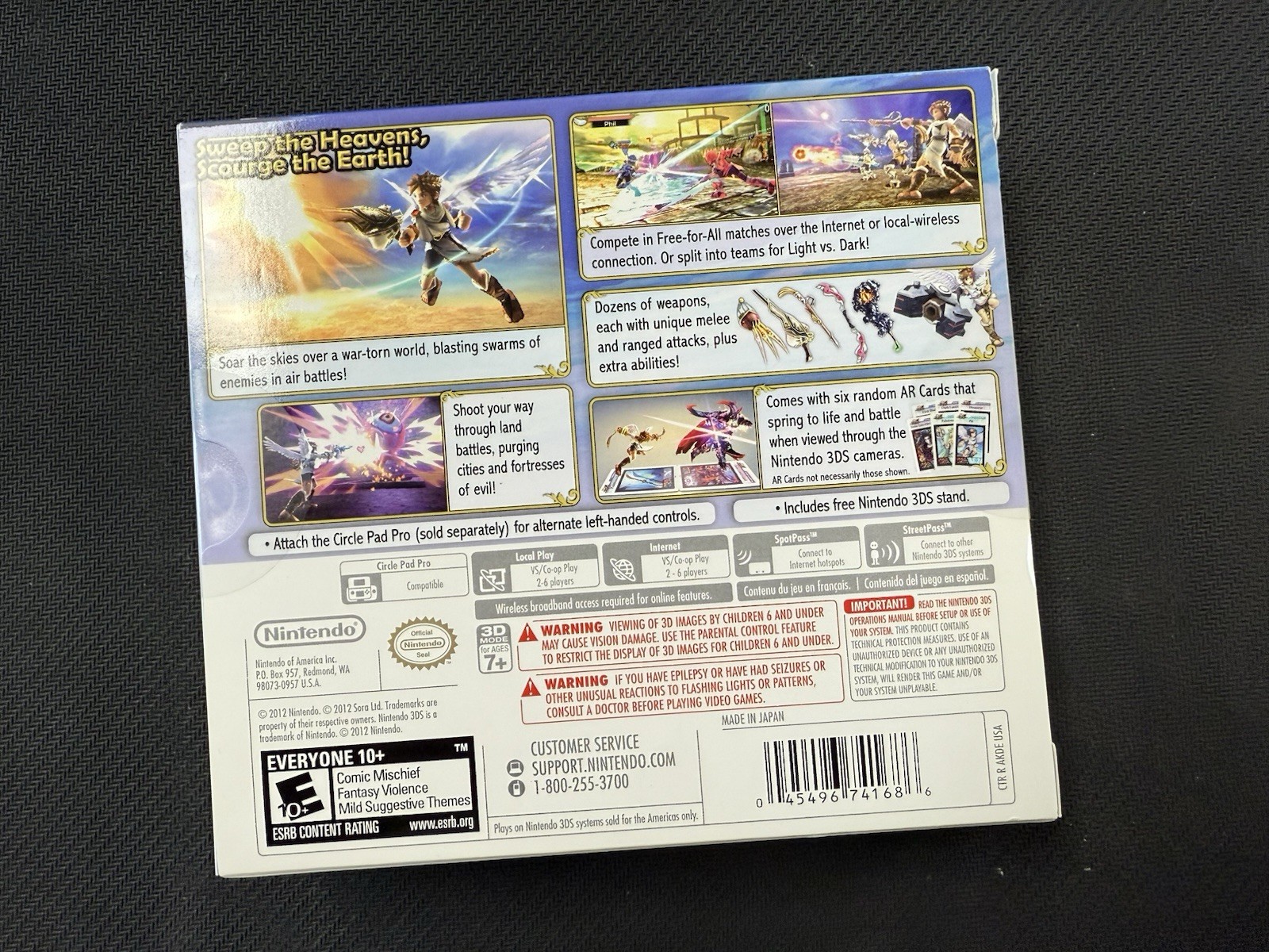 Kid Icarus Uprising (Nintendo 3DS, US Version) – Brand New & Factory Sealed