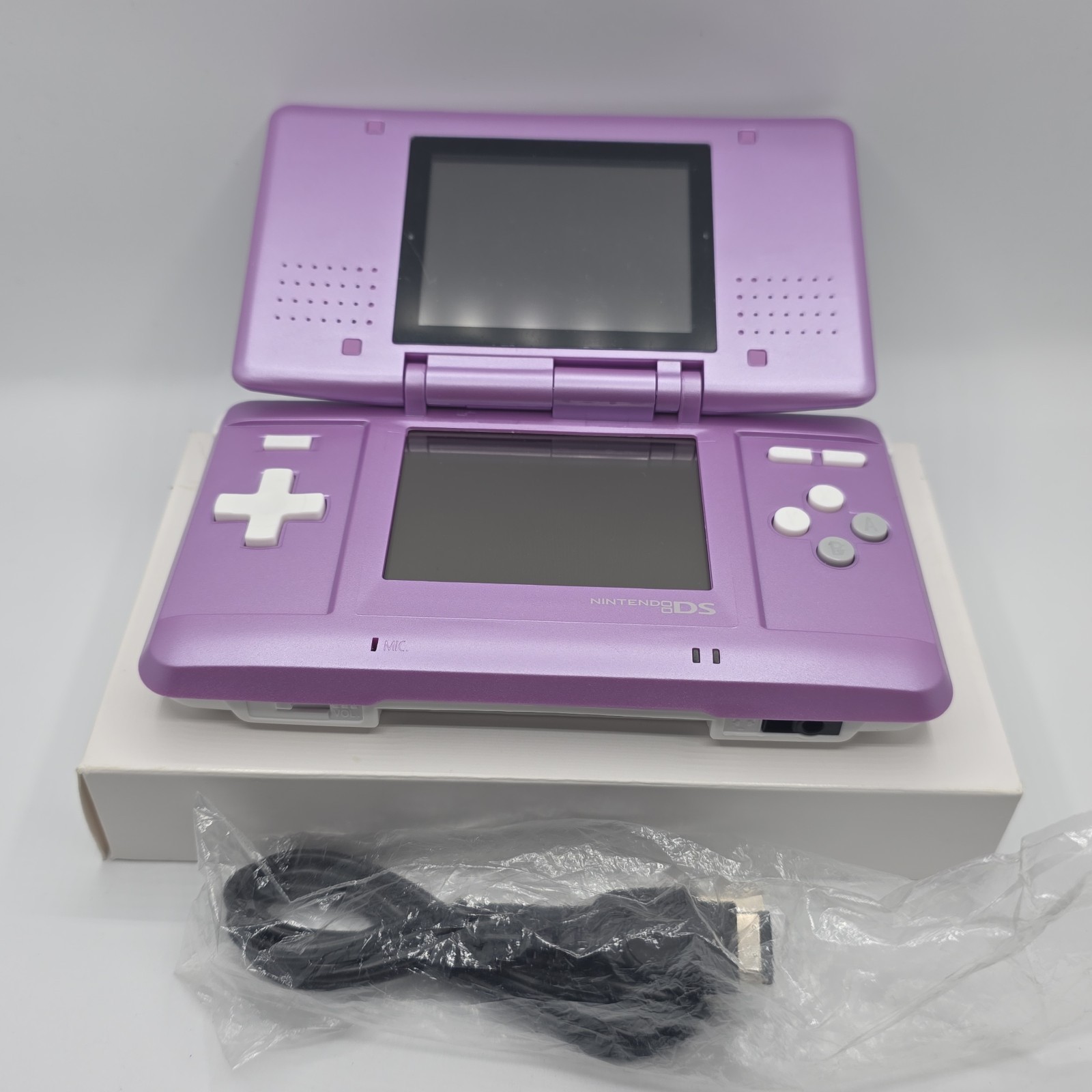 Nintendo DS Original Console- Purple 12 Hours Brighter Screens