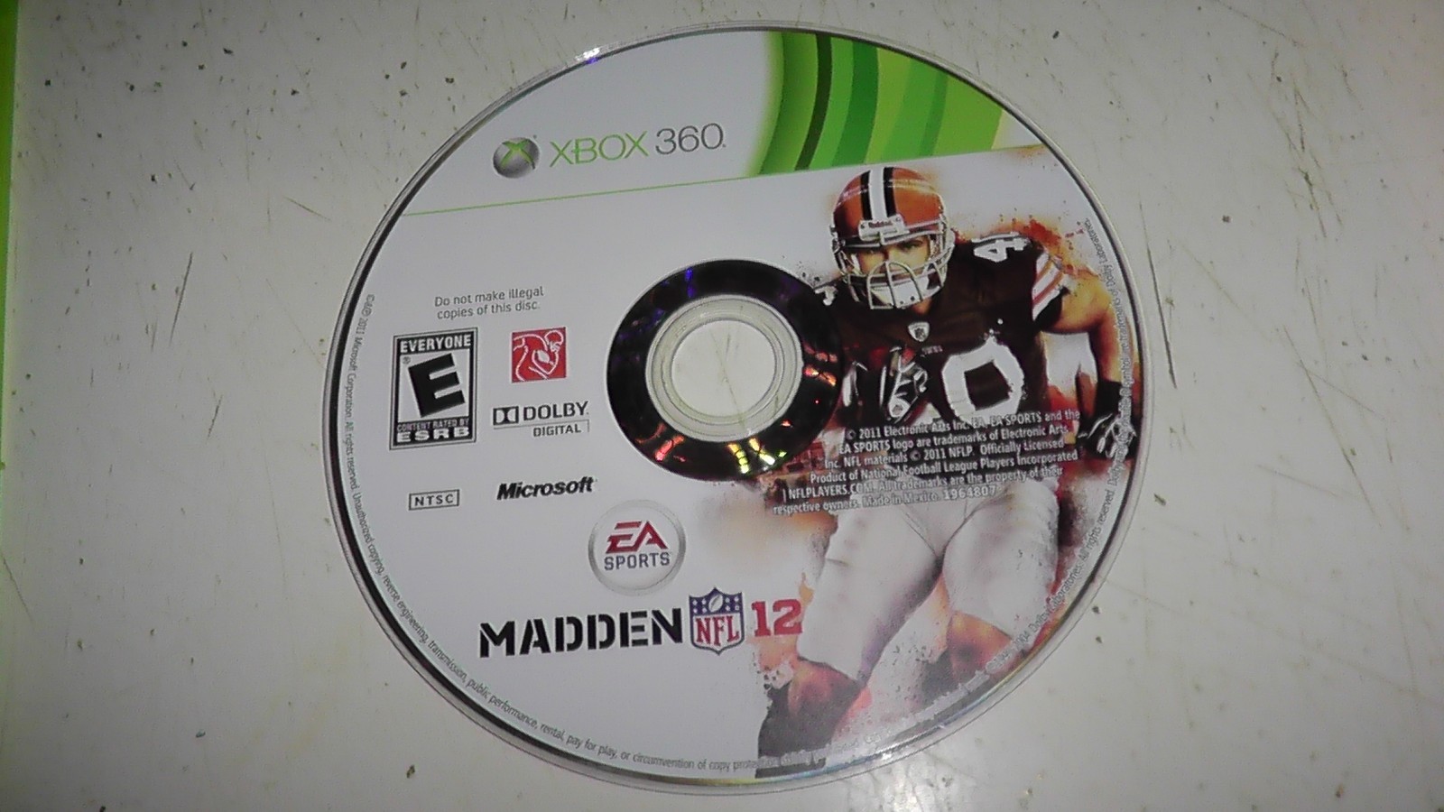 MADDEN NFL 12 – xbox 360 Game Tested Working