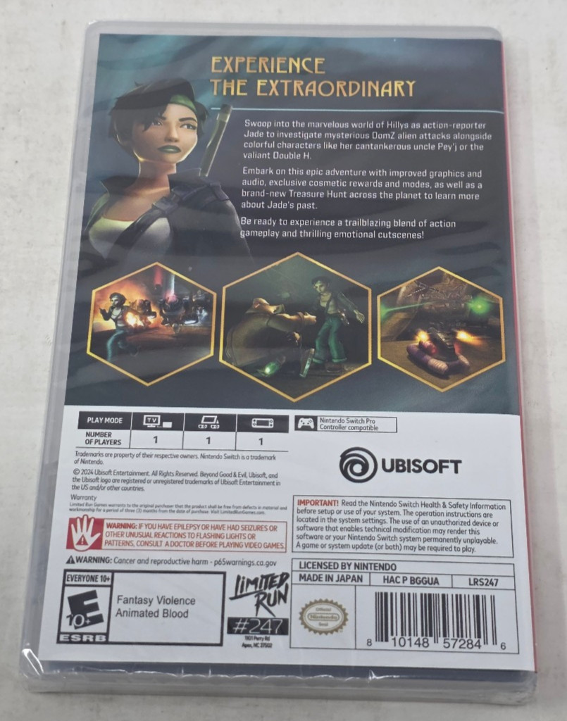 SW Beyond Good and Evil 20th Anniversary Edition *NEW*LR #247*F/S*