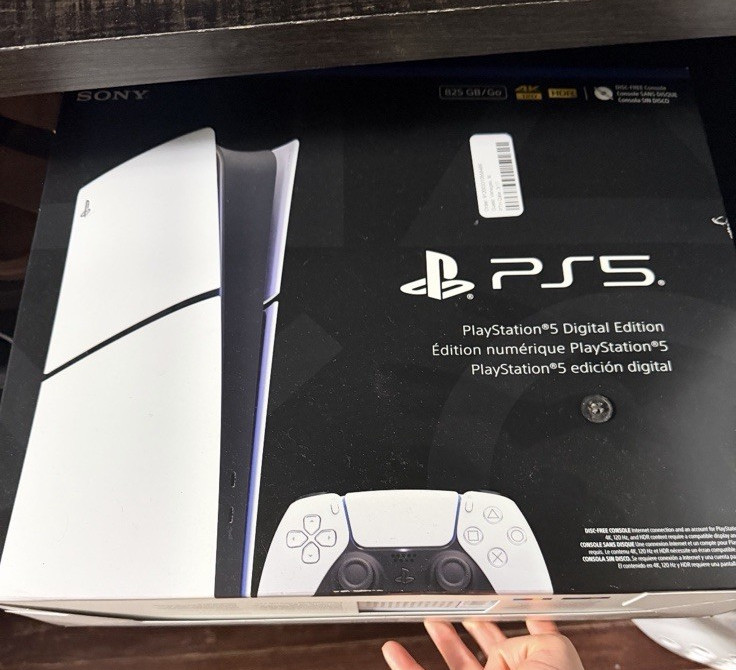 Sony PlayStation 5 Digital Edition 825GB Console 4K Wi-Fi Internet Browsing
