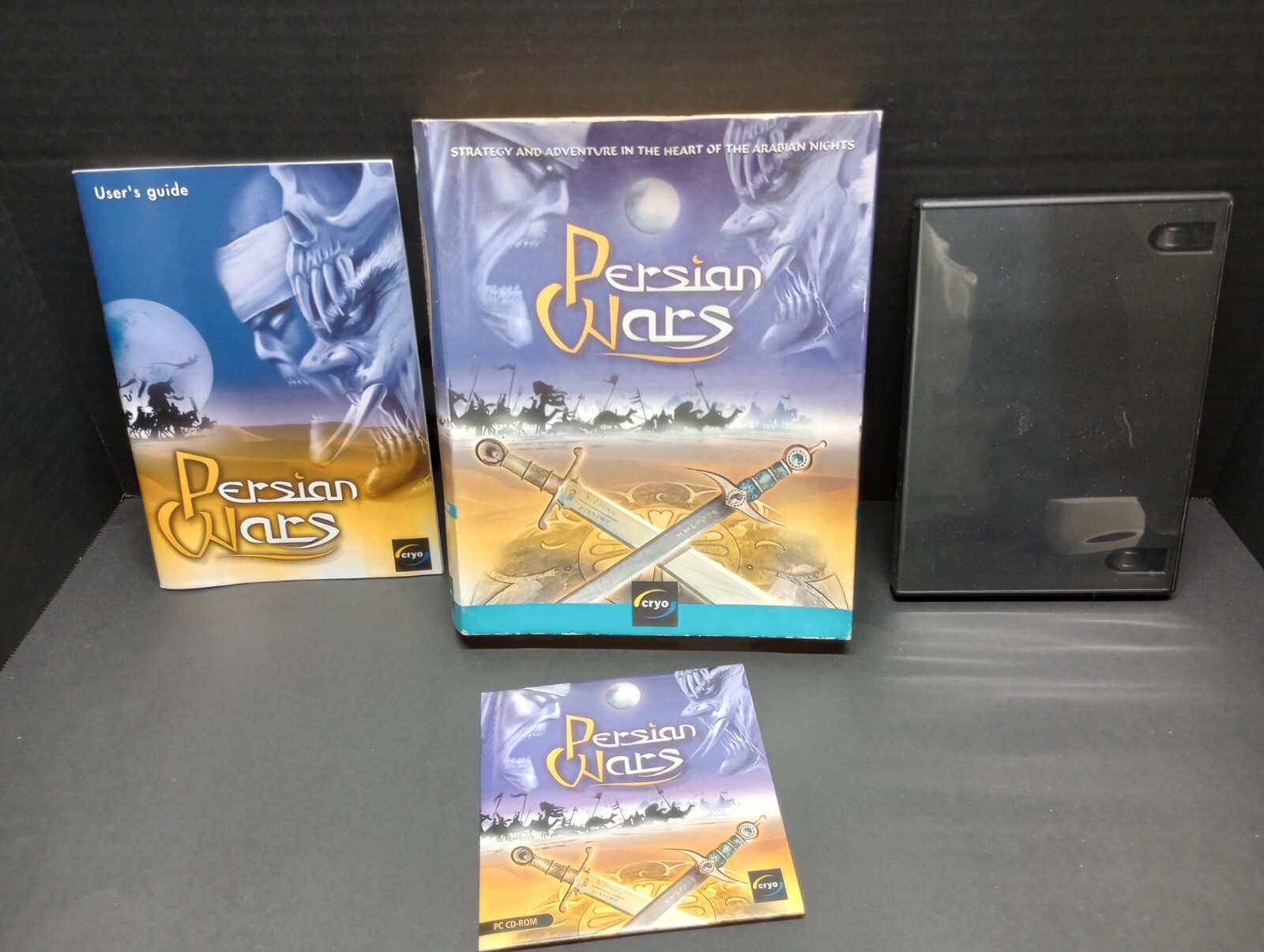 Persian Wars PC Big Box CD-ROM 2001 Cryo Strategy Windows 95, 98, 2000 HomeSoft