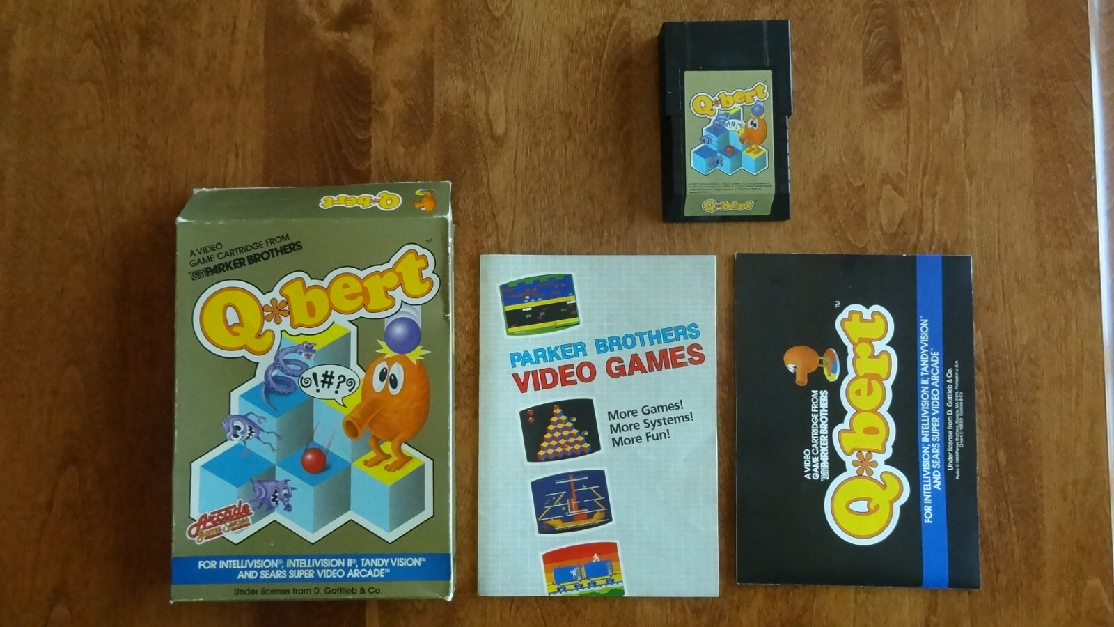 INTELLIVISION Q*Bert BOXED