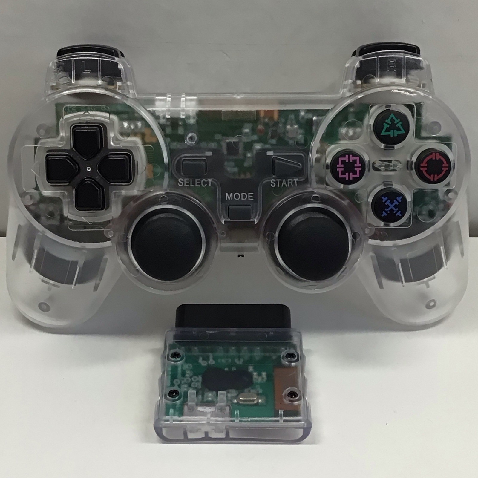 Sony PlayStation 2 PS2 Console SCPH-39001 Black NTSC-U/C + clear controller