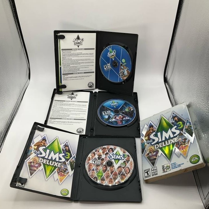 Lot of (9) Sims 3 PC Games Master Suite Monte Vista Town Life Generations Deluxe