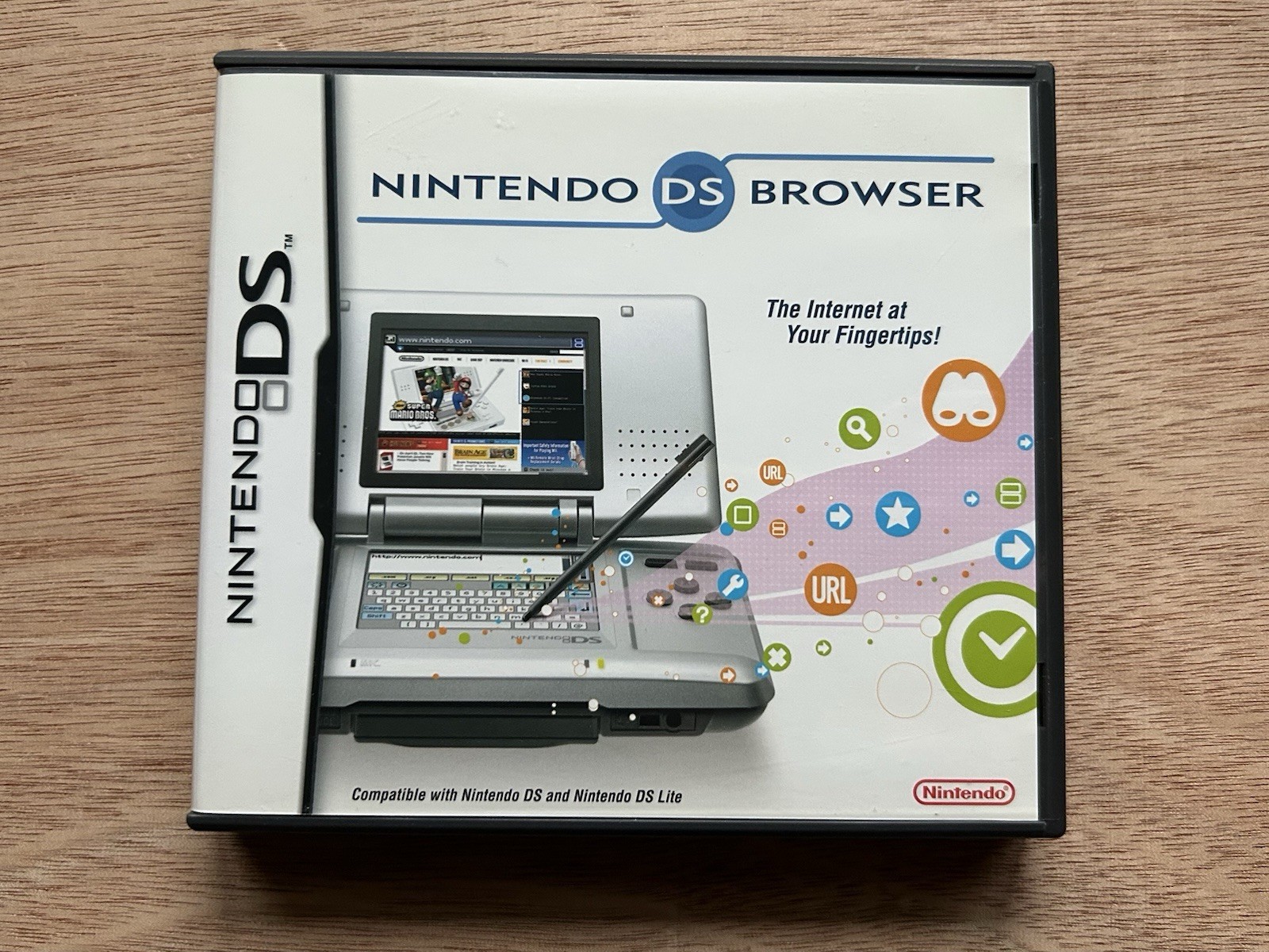 Nintendo DS Browser Nintendo DS Internet DS Cartridge, Case, and Manuals Only