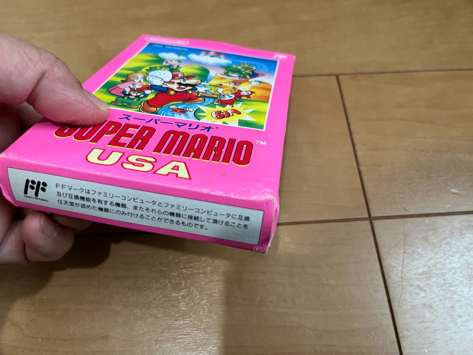 Super Mario USA BOX and Manual Famicom Japan NES Nintendo SuperMarioUSA
