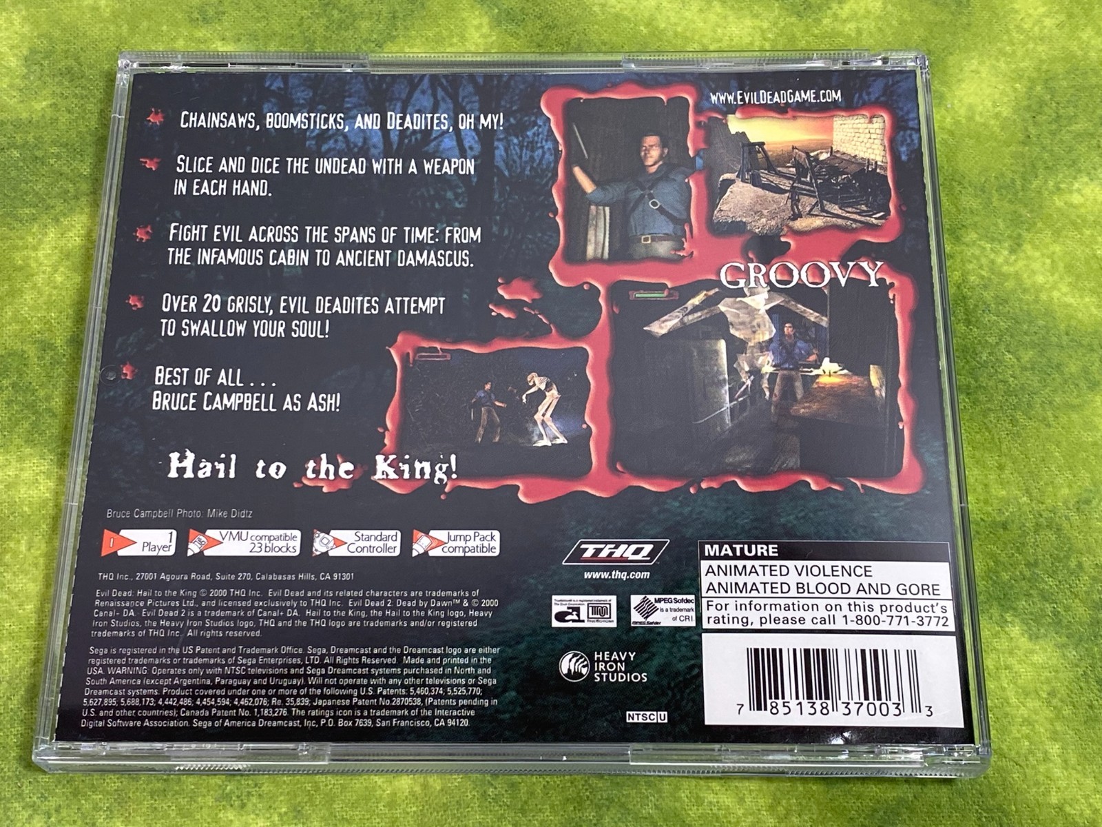 Evil Dead: Hail to the King Sega Dreamcast DC CIB Complete + Manual NO scratches