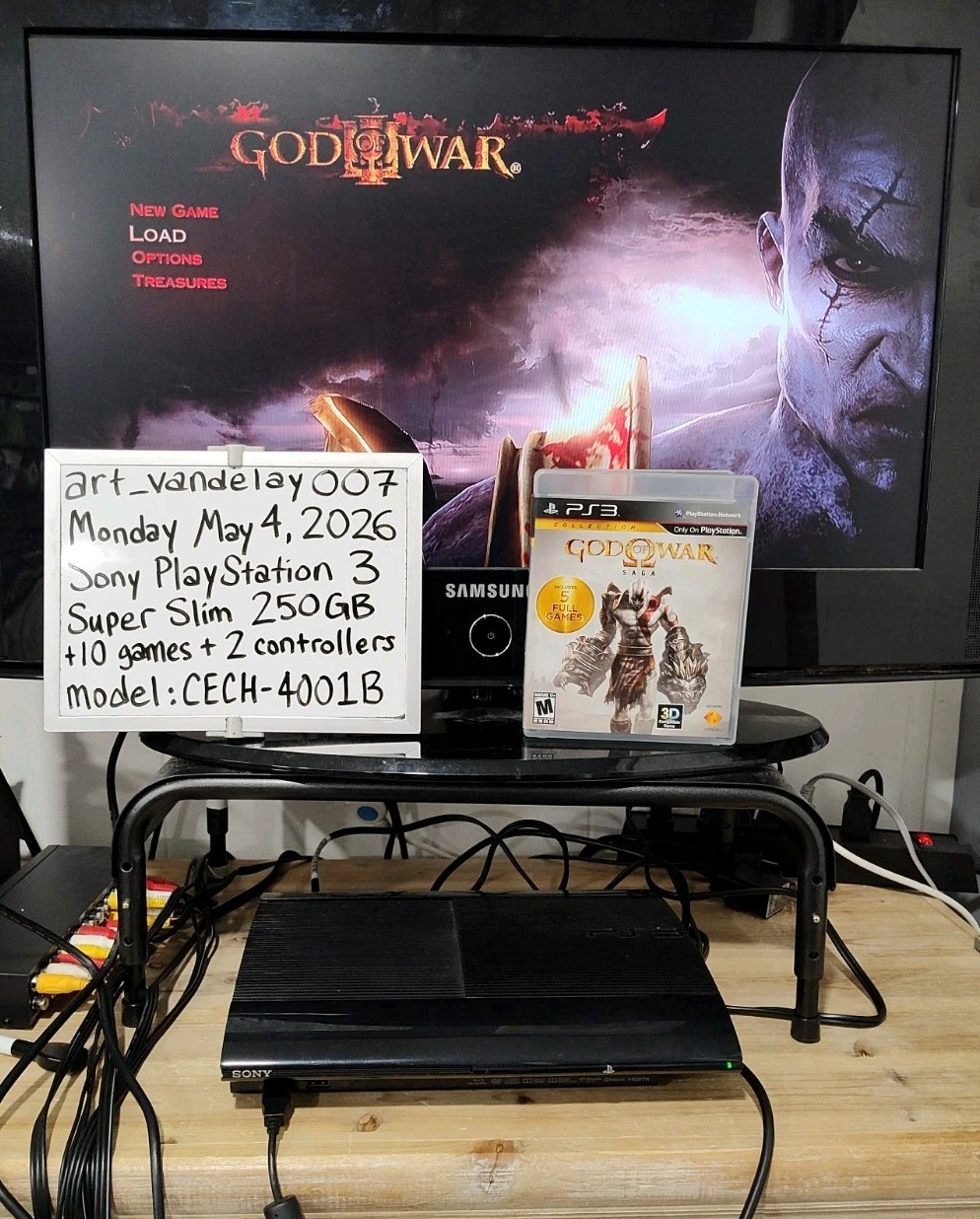 Sony Playstation 3 Super Slim 250GB Console CECH-4001B Bundle + 10 Games Tested!