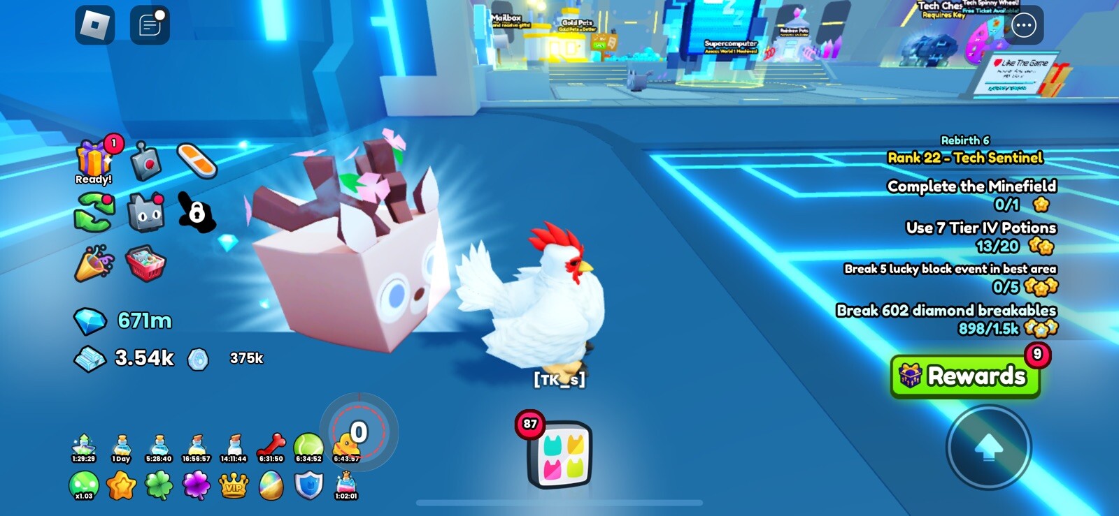 Huge Shiny Enchanted Deer Pet Simulator 99