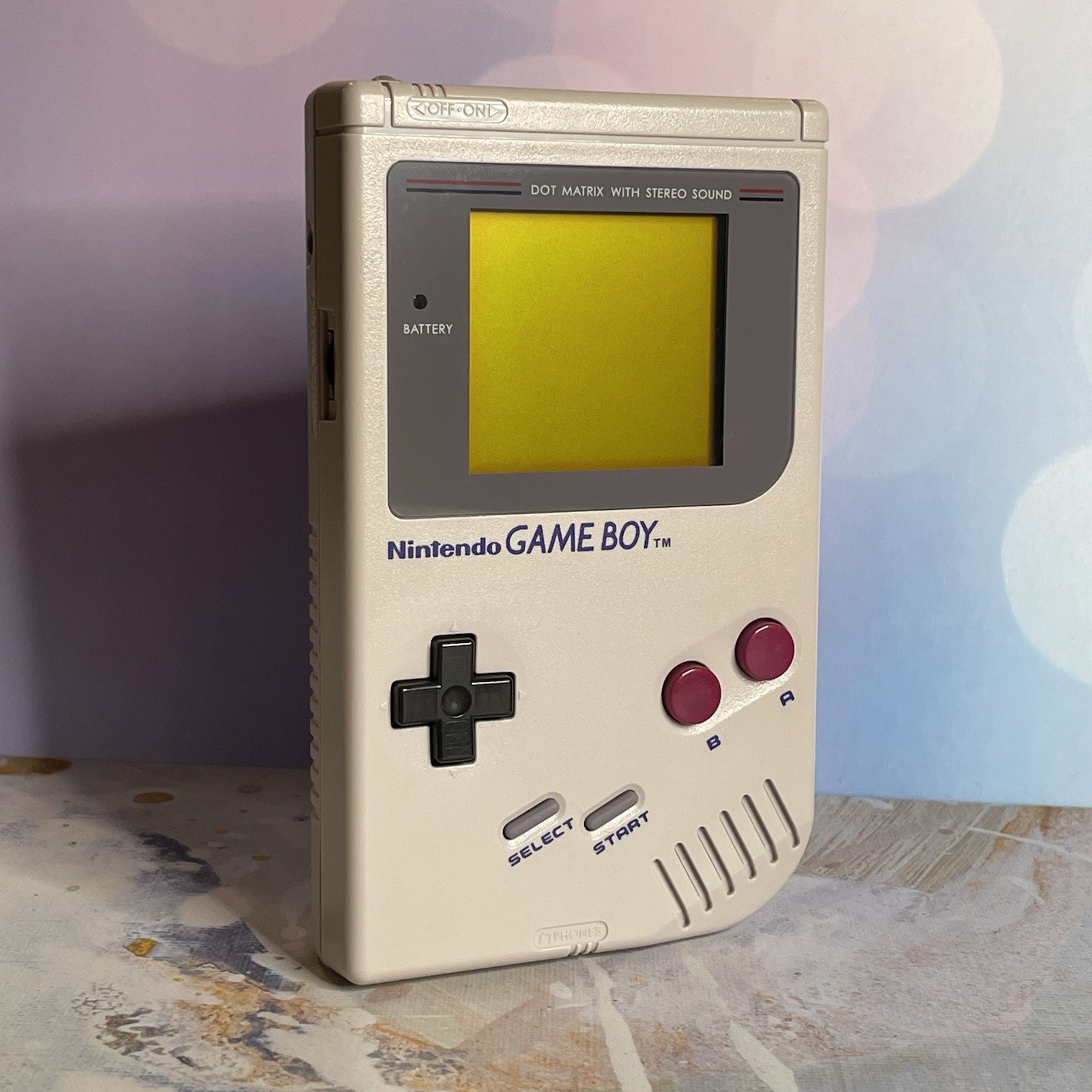 Original Nintendo GameBoy DMG-01 Handheld Console Gray CIB Complete In Box
