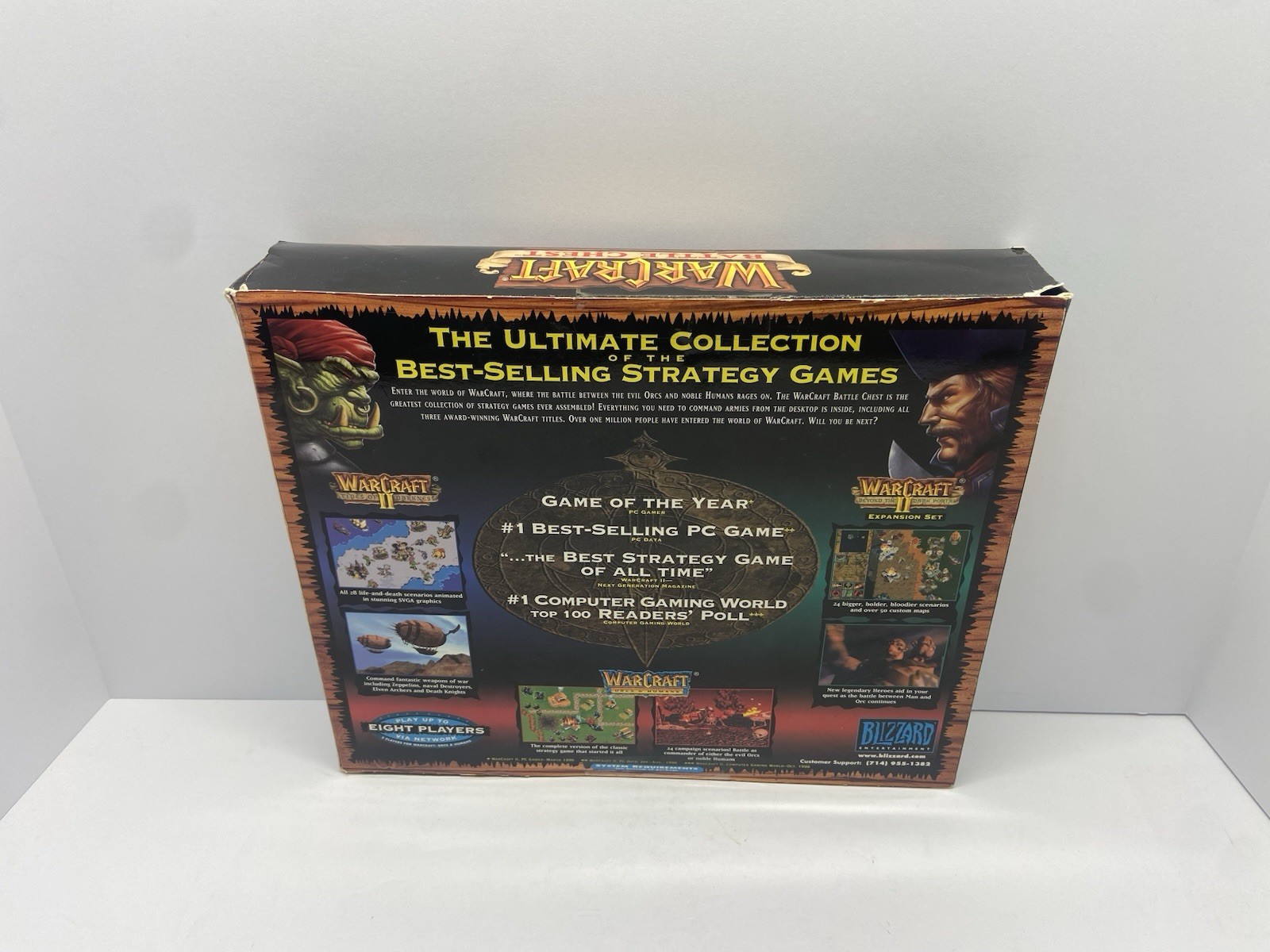 Blizzard Computer Game Warcraft Battle Chest 1996 Windows & Mac