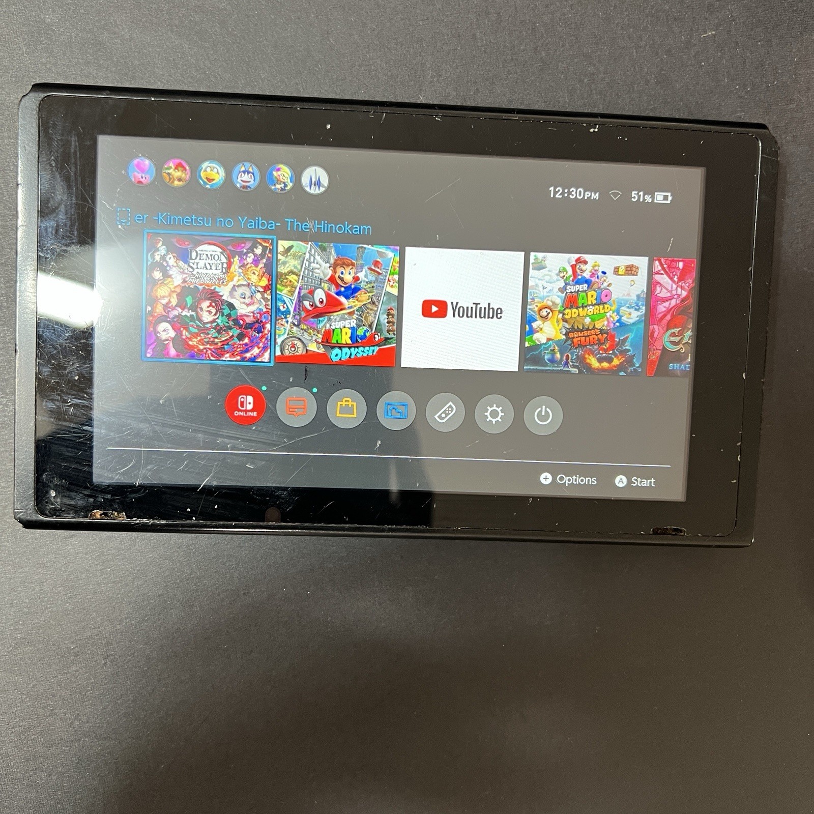Nintendo Switch V2 Console (HAC-001-01) Bundle 3 games Docking Station Mario Str