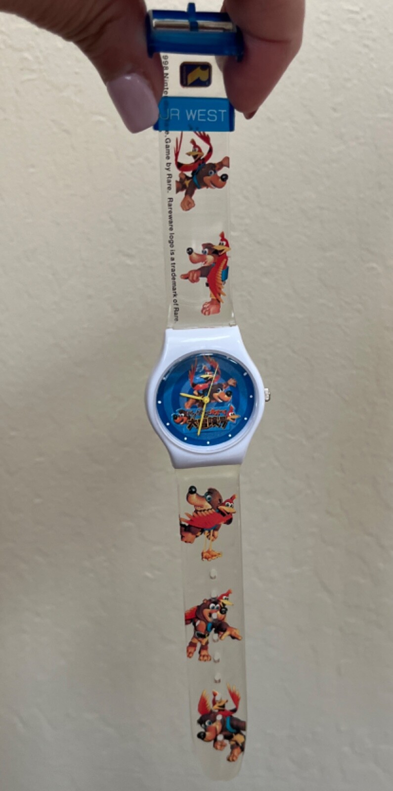 RARE 1998 Banjo-Kazooie Nintendo Rareware Watch JR West Japan