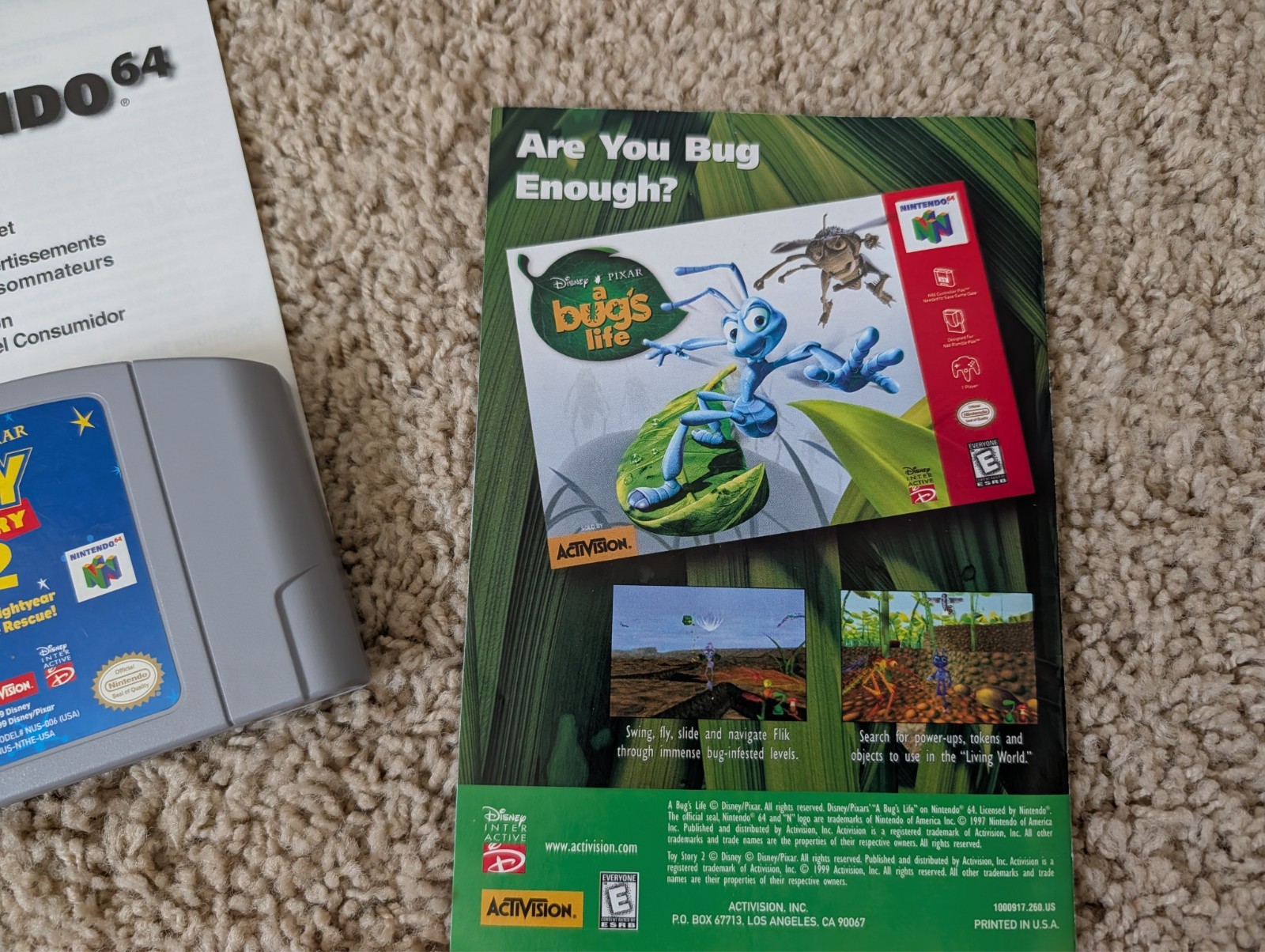 Toy Story 2: Buzz Lightyear to the Rescue (Nintendo 64, 1999) N64 CIB Tested!