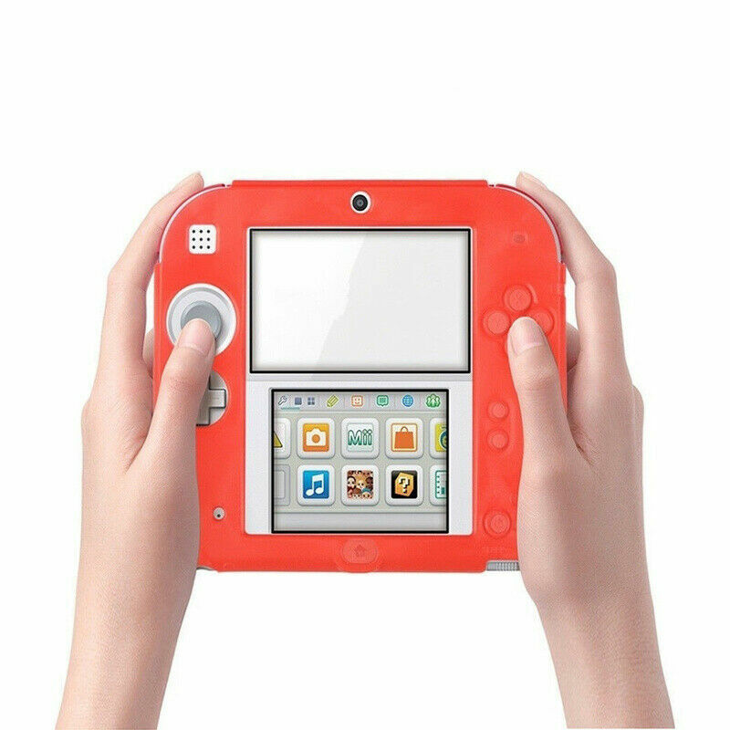 Soft Silicone Rubber Gel Protective Case Cover for Nintendo 2DS Game US FAST