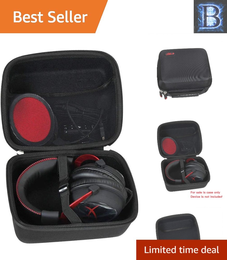Hard Shell Travel Case for HyperX Cloud III II Gaming Headset, Medium