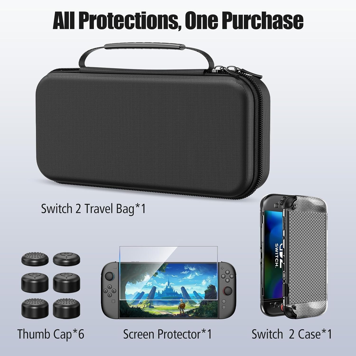 Carrying Case for Nintendo Switch 2,Portable Travel Case for Nintendo