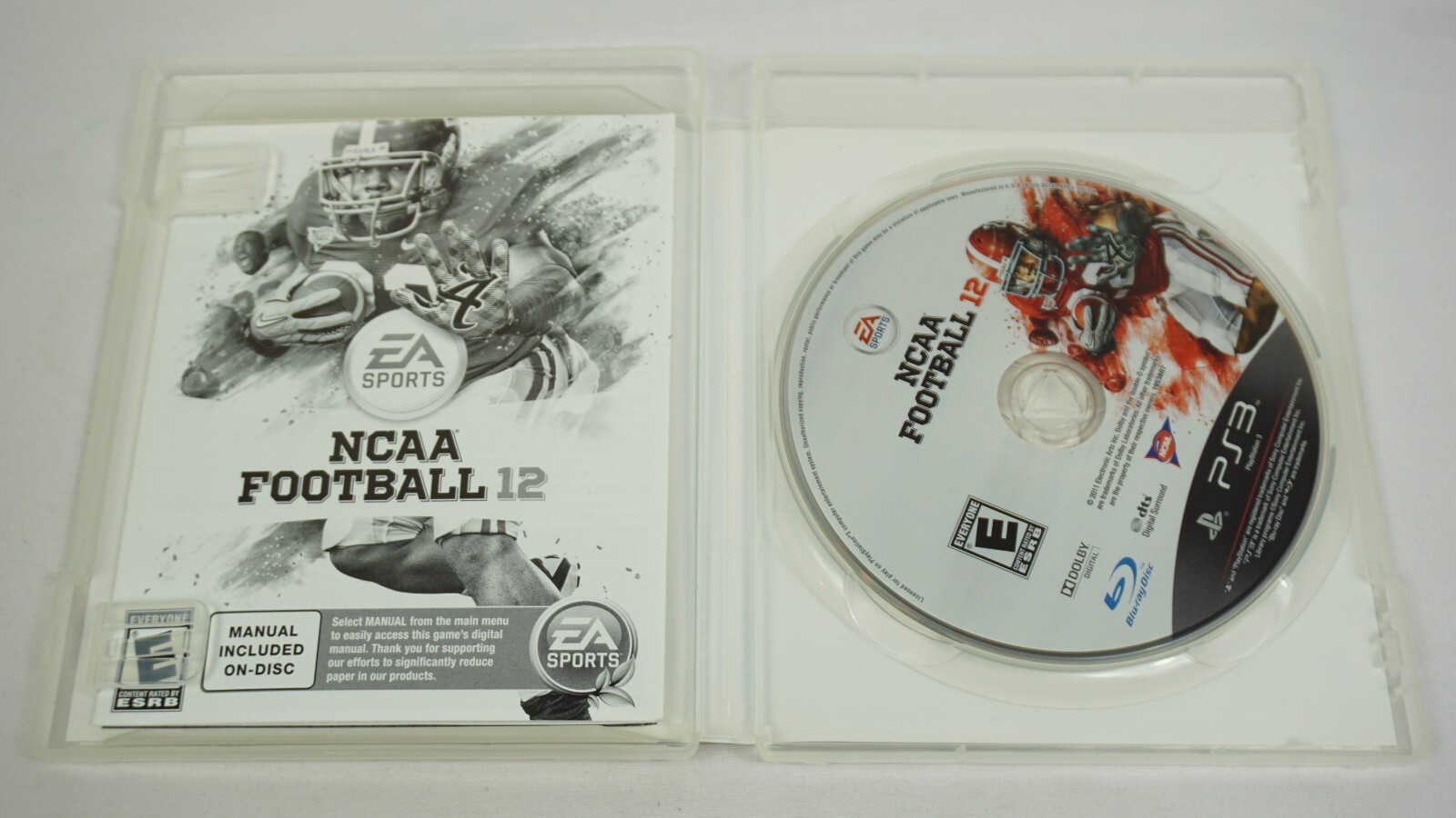 NCAA Football 12 PS3 CIB Sony PlayStation 3 Complete with Manual Tested