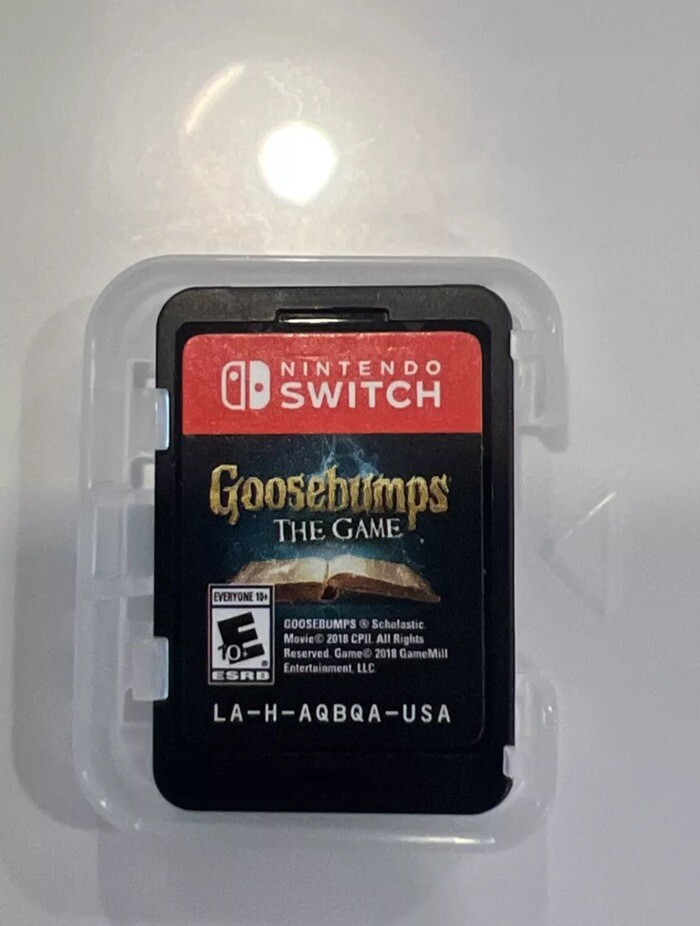 Goosebumps The Game Nintendo Switch, 2018 -PreOwned
