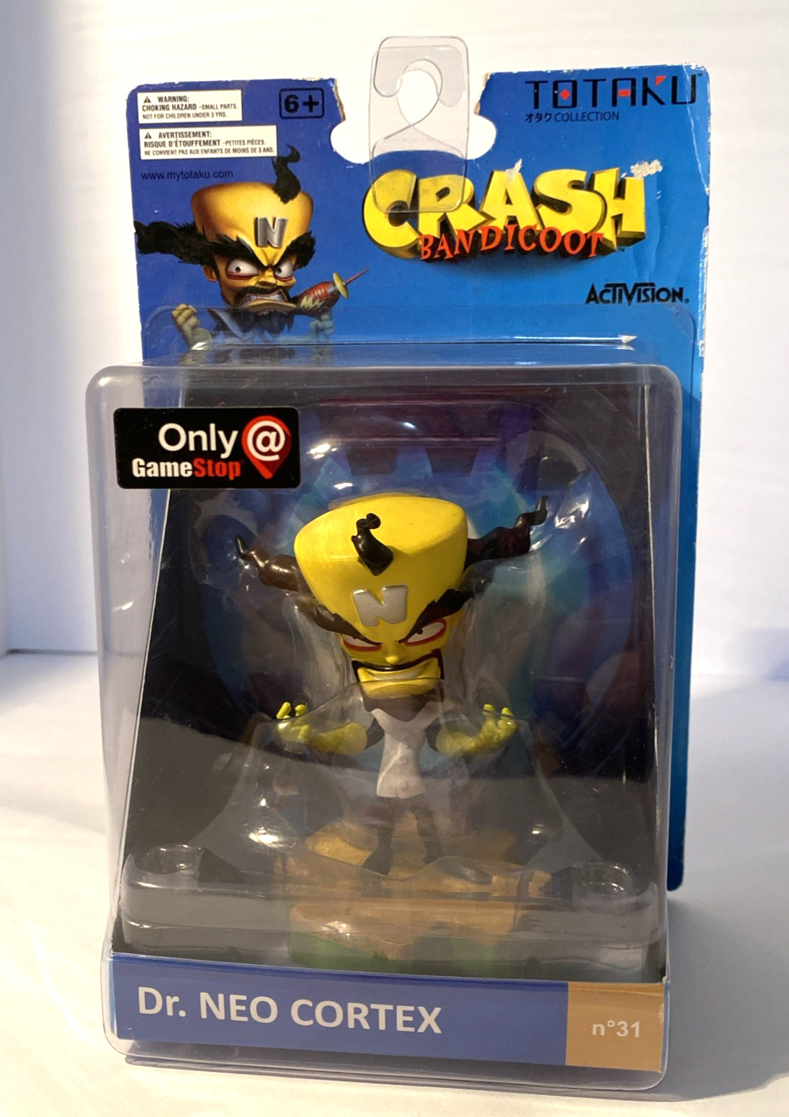 Dr Neo Cortex Crash Bandicoot TOTAKU n°31 Game Stop First Edition