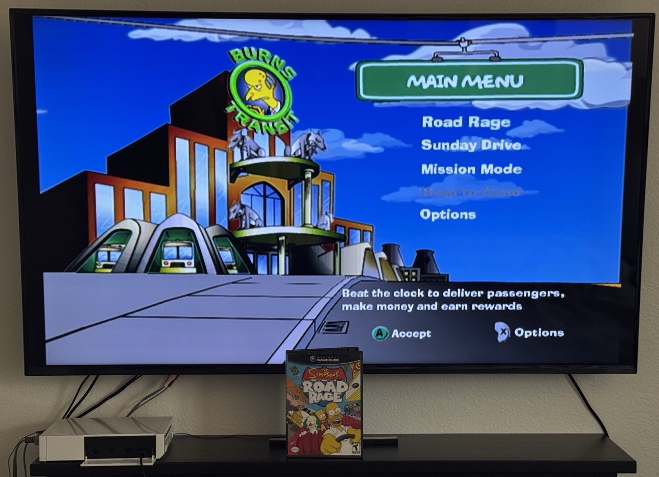 The Simpsons Road Rage Nintendo GameCube CIB Complete with Manual VG – Tested