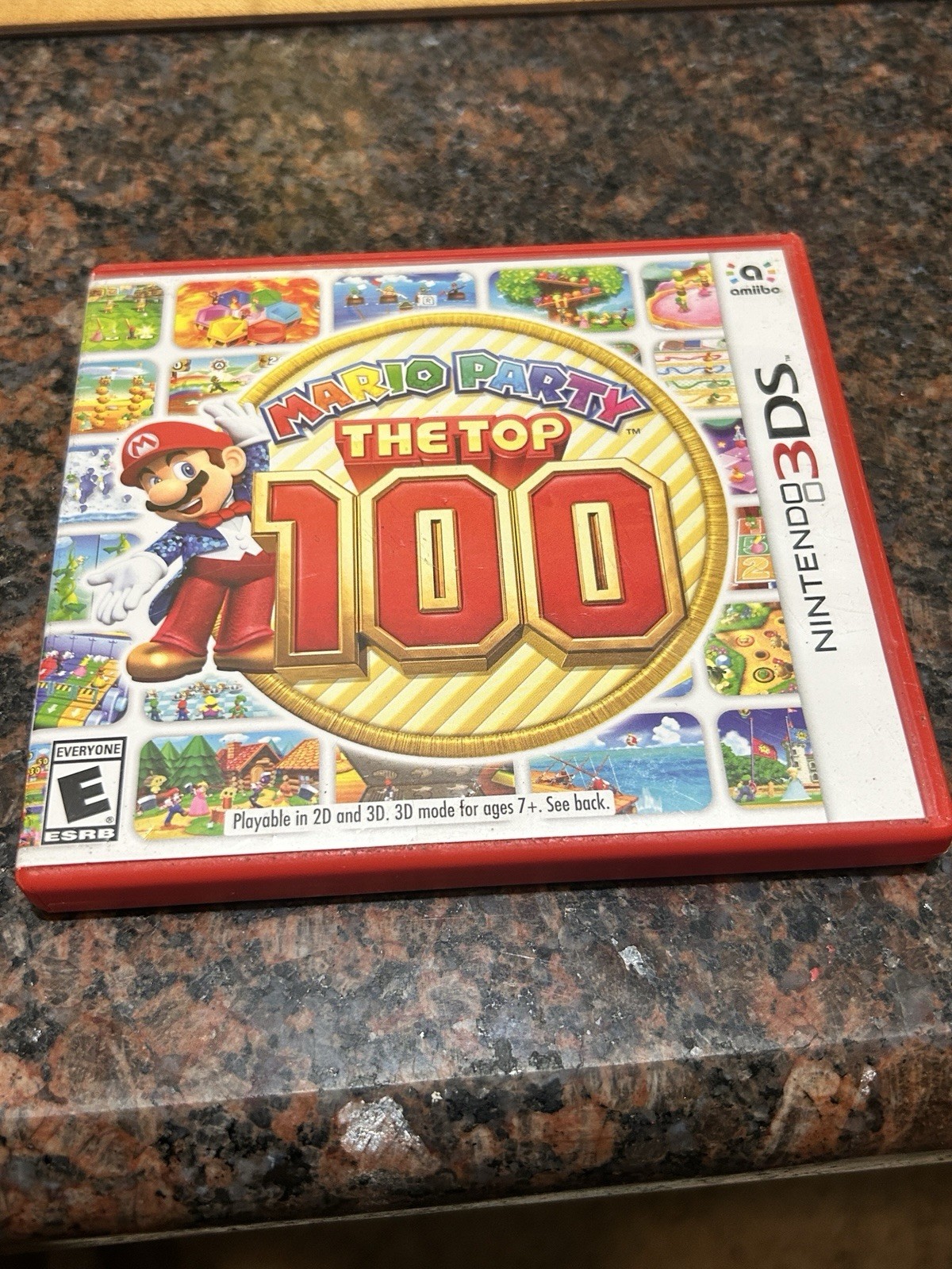 Mario Party The Top 100 Nintendo 3DS Case and Manual Included Tested Working