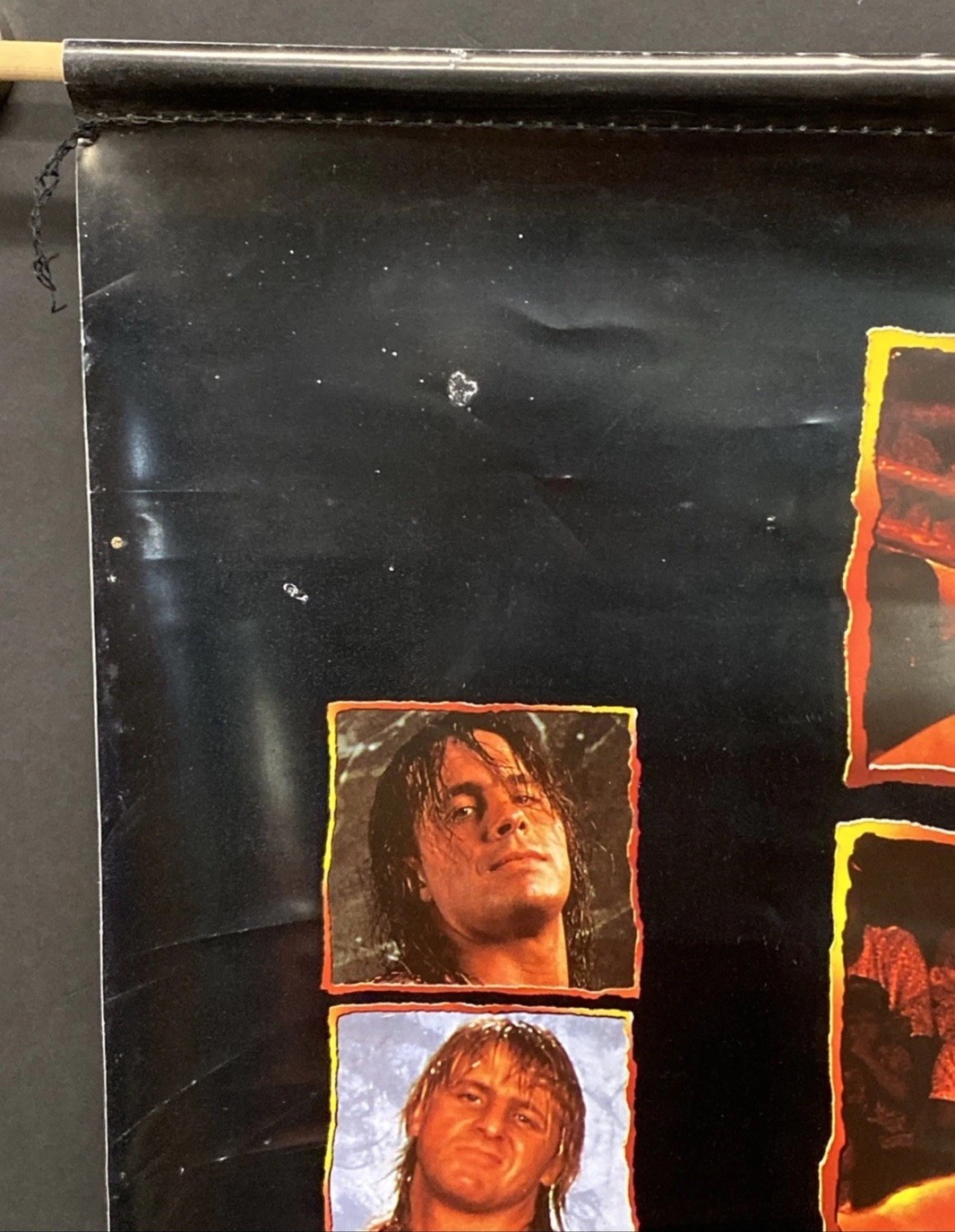 WWF RAW WrestleMania Nintendo SNES Sega Store Display Poster WWE Banner Standee