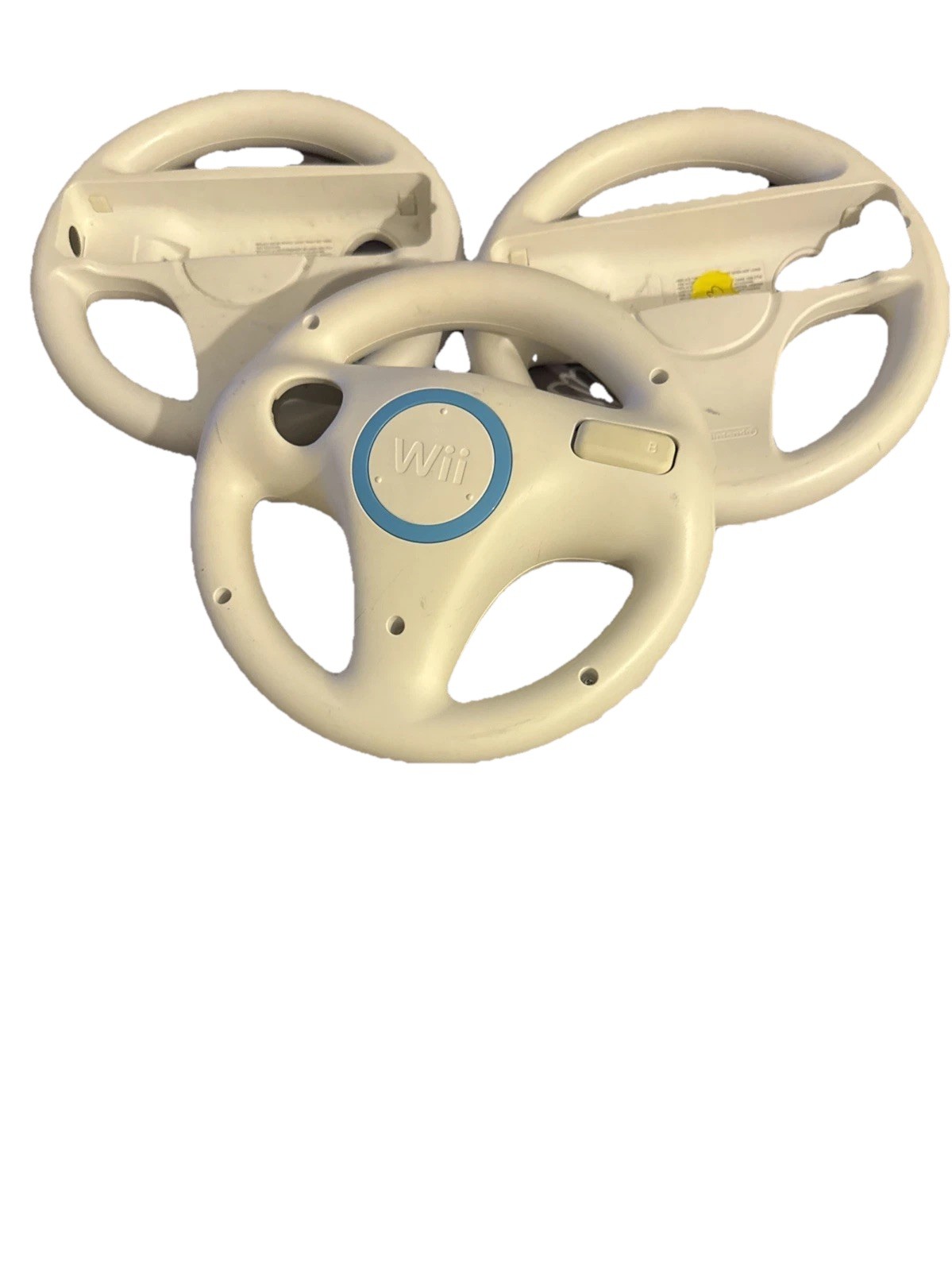 3 Official Nintendo Wii Steering Wheel Mario Kart OEM White RVL-024 3 Generic 5