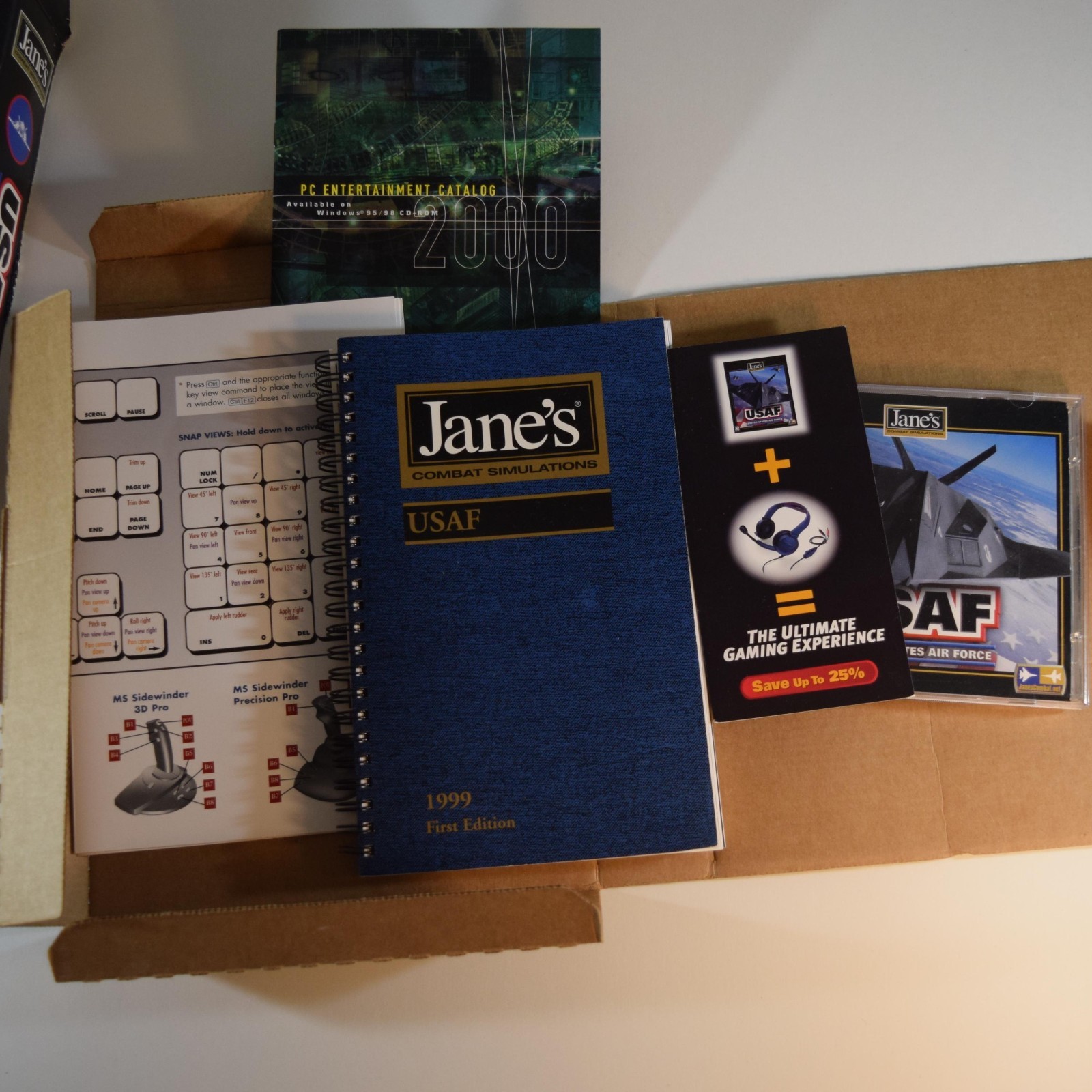 Jane’s USAF United States Air Force (1999) Big Box Combat Simulator PC CD-ROM
