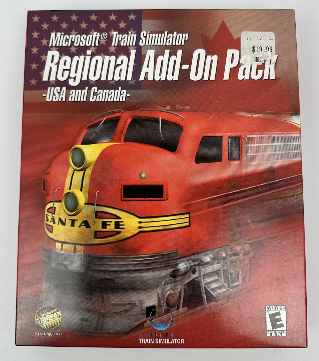 Microsoft Train Simulator USA Canada Regional Add-On Pack PC Big Box SEALED NOS