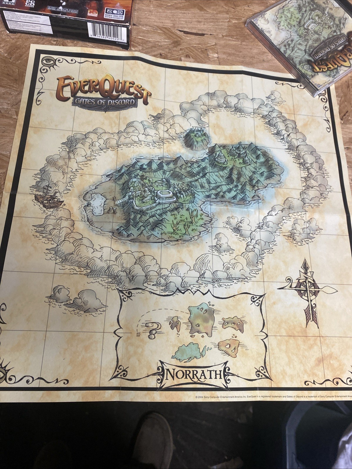 EverQuest Gates of Discord PC Box & Game & Map