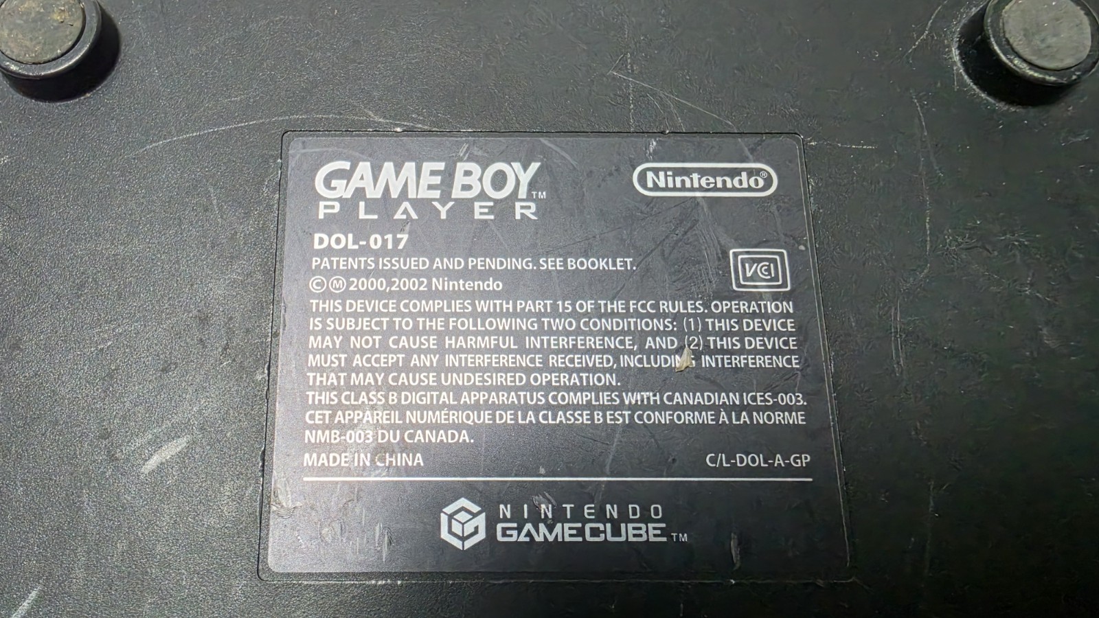 Nintendo GameCube Game Boy Player-DOL017 Tested & Working (NO STARTUP DISC)