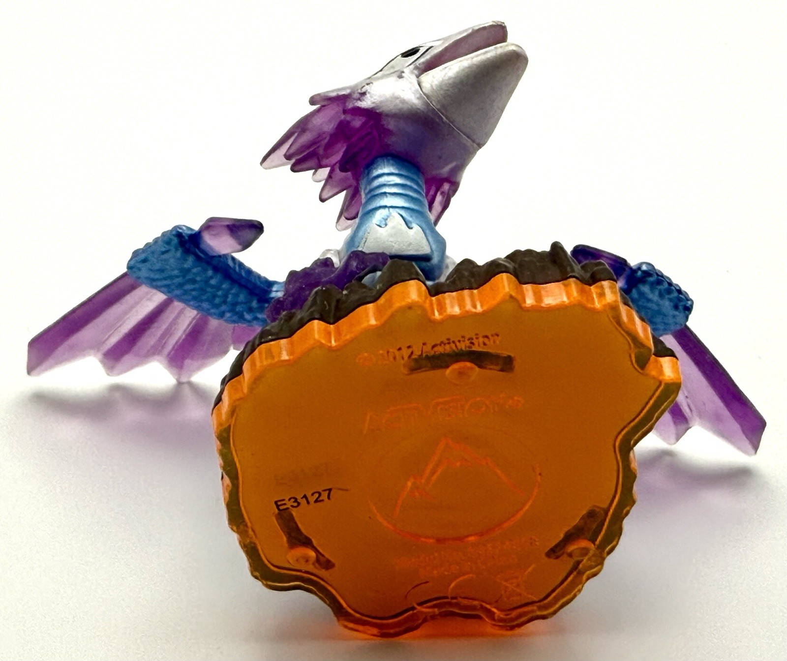 Skylanders Giants FLASHWING Figure Earth Element Orange Base + Card