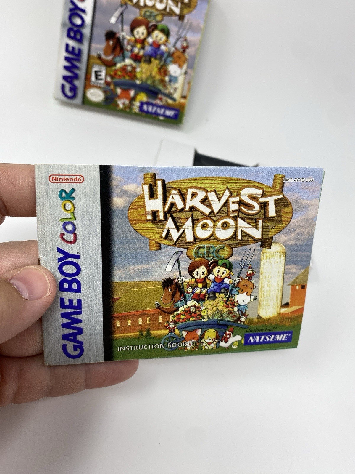 Harvest Moon 1 GBC Nintendo Gameboy Color Complete CIB Authentic Reg Card